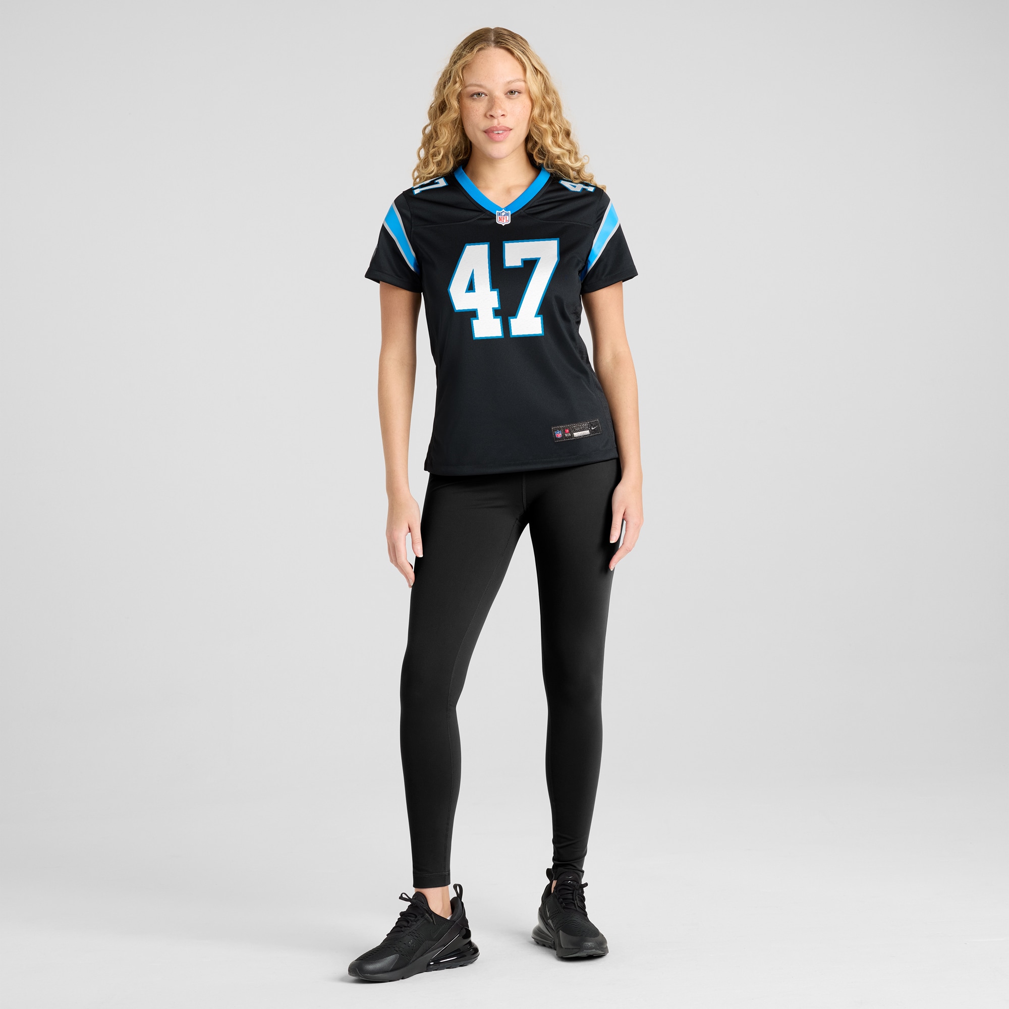 Women's Carolina Panthers Josey Jewell Black Game Jersey JS3049 Saliibo - Image 4