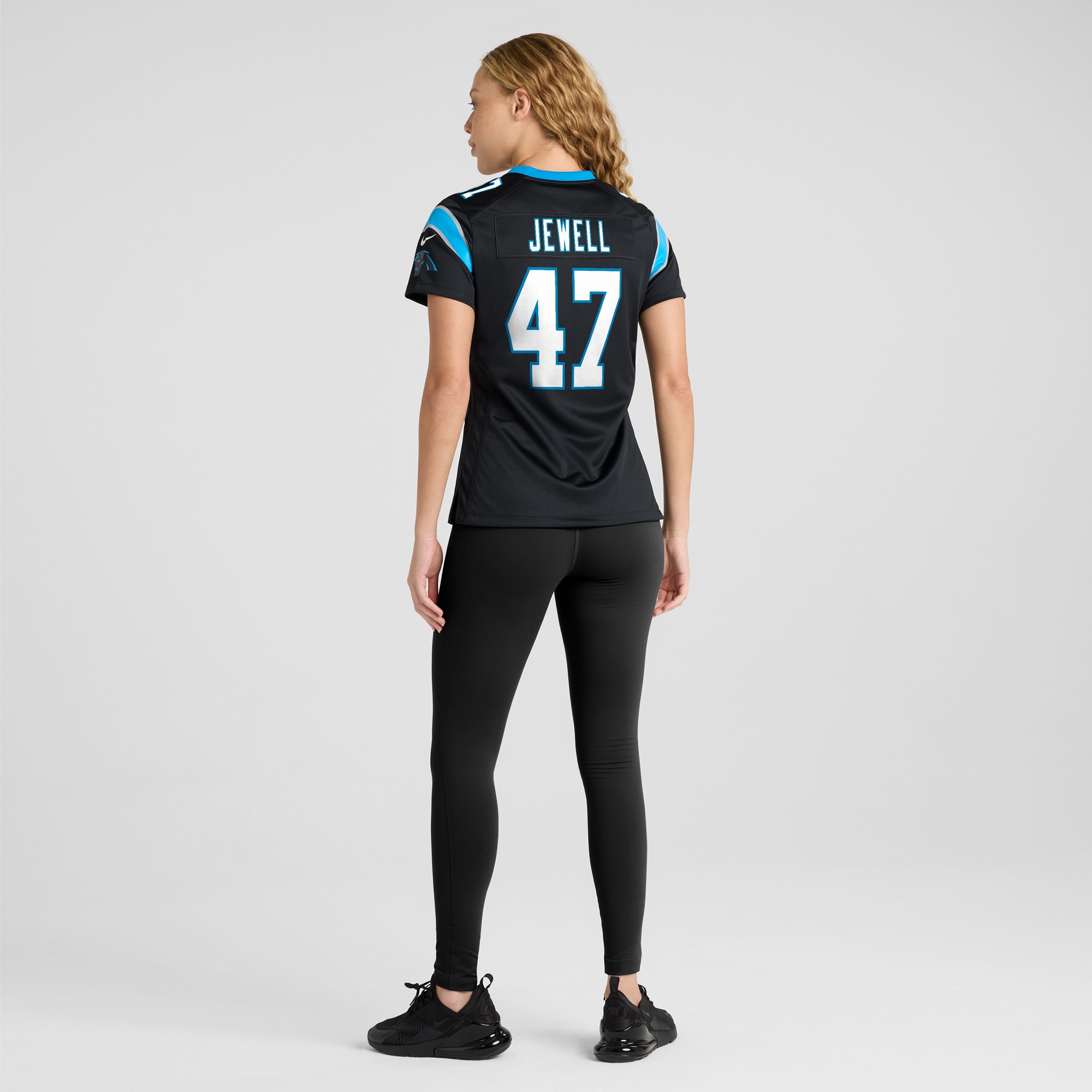 Women's Carolina Panthers Josey Jewell Black Game Jersey JS3049 Saliibo - Image 5