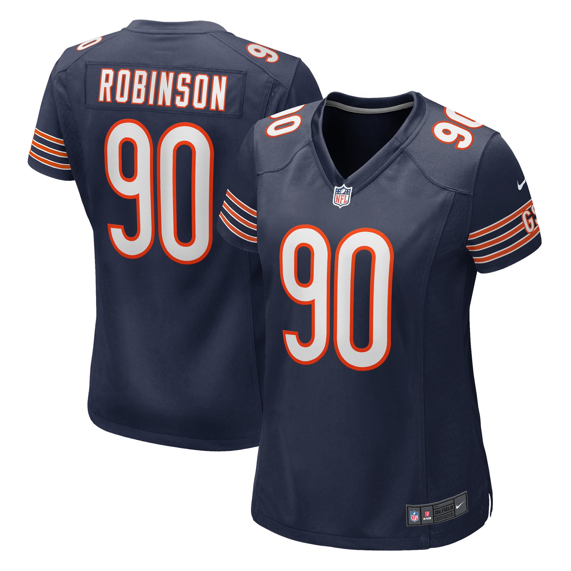 Women's Chicago Bears Dominique Robinson Navy Game Jersey JS4644 Saliibo