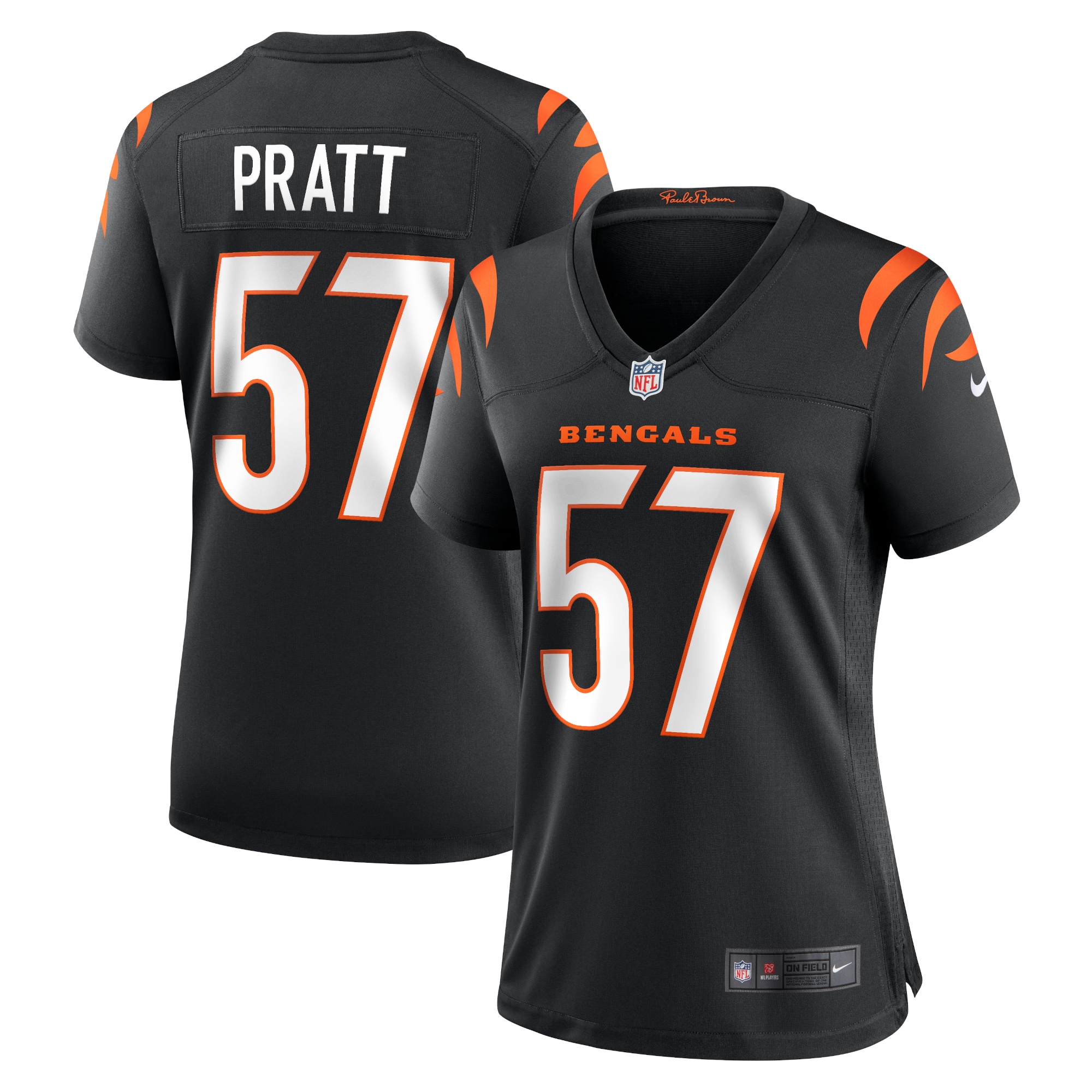 Women's Cincinnati Bengals Germaine Pratt Black Game Jersey JS9987 Saliibo