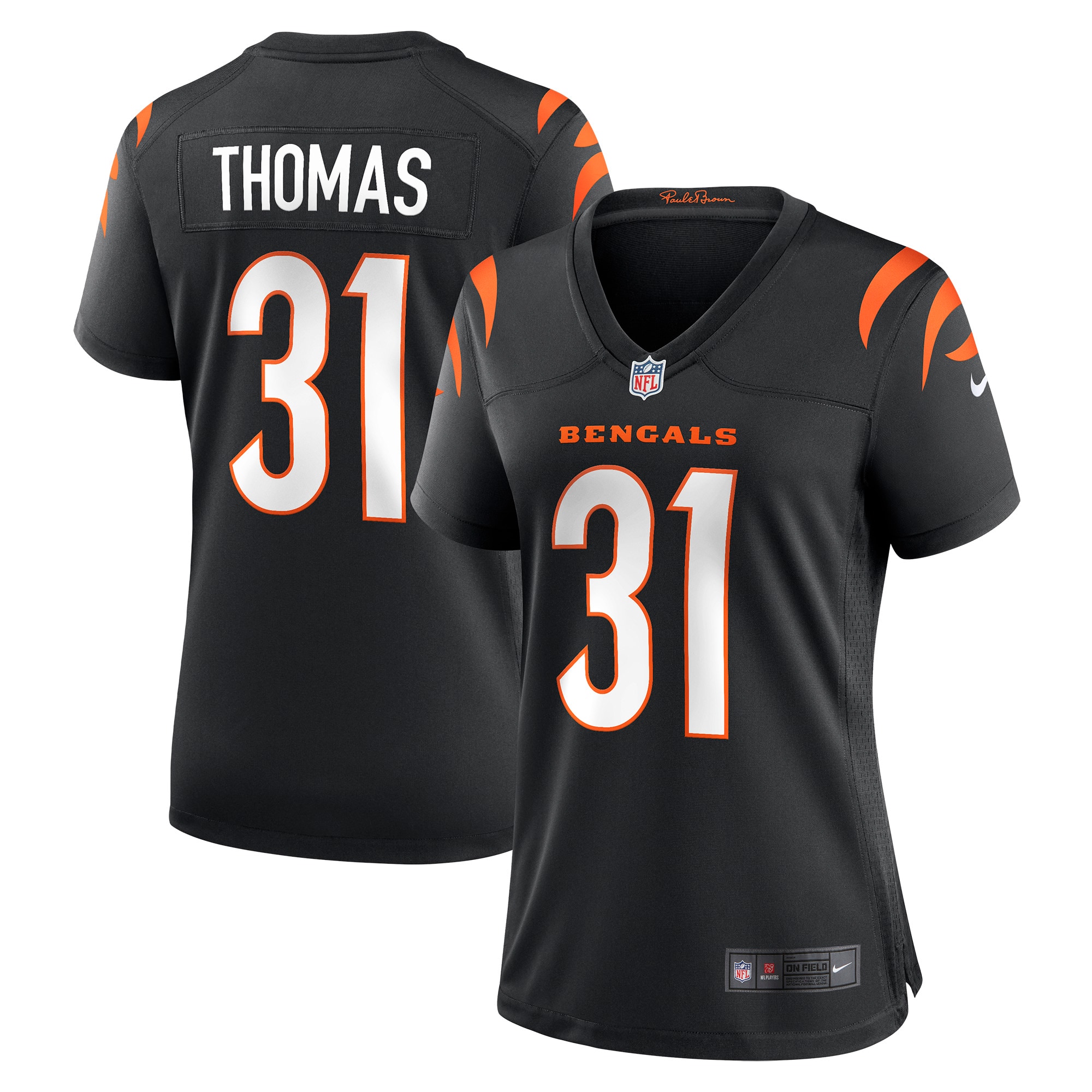 Women's Cincinnati Bengals Michael Thomas Black Game Jersey JS1538 Saliibo