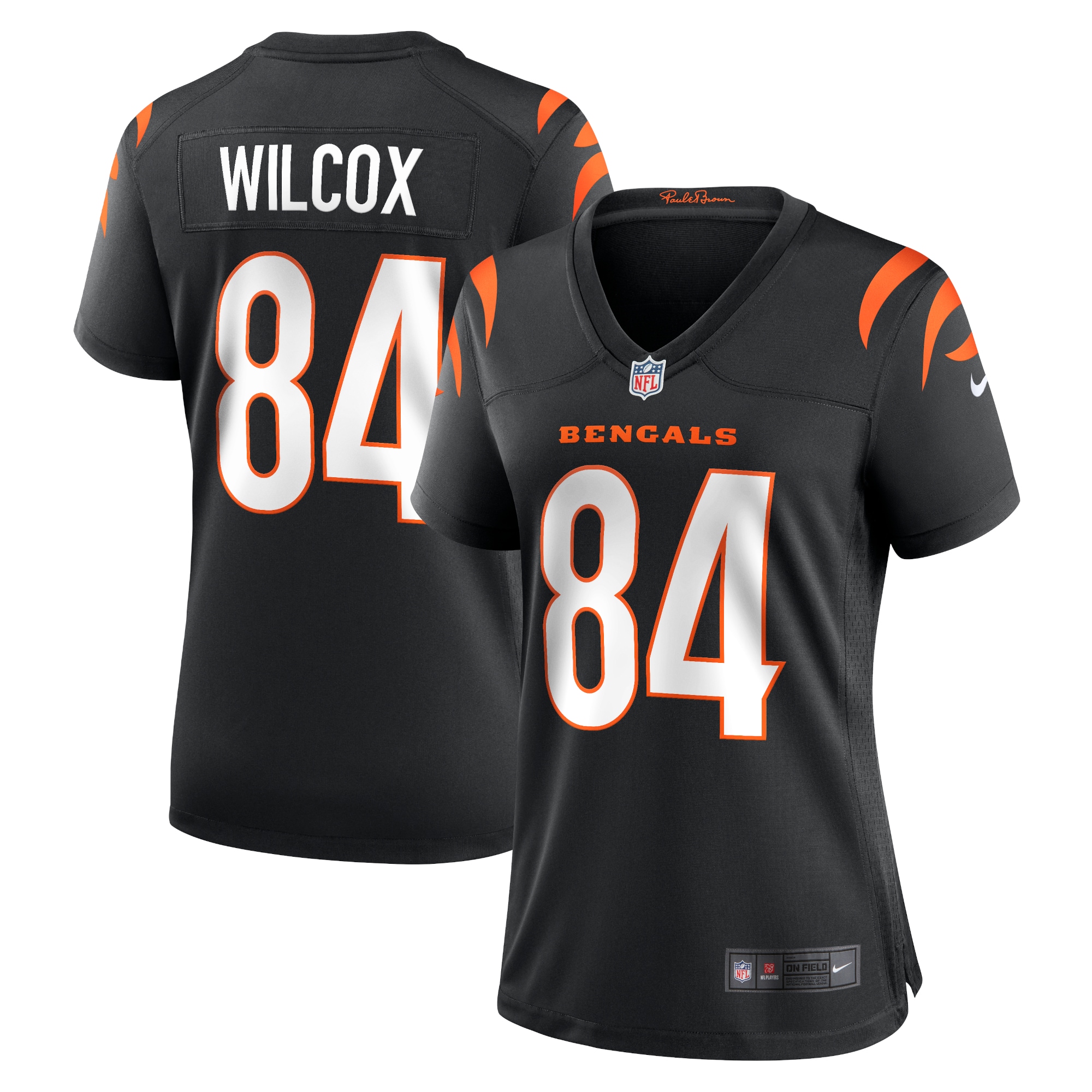Women's Cincinnati Bengals Mitchell Wilcox Black Player Game Jersey JS7892 Saliibo