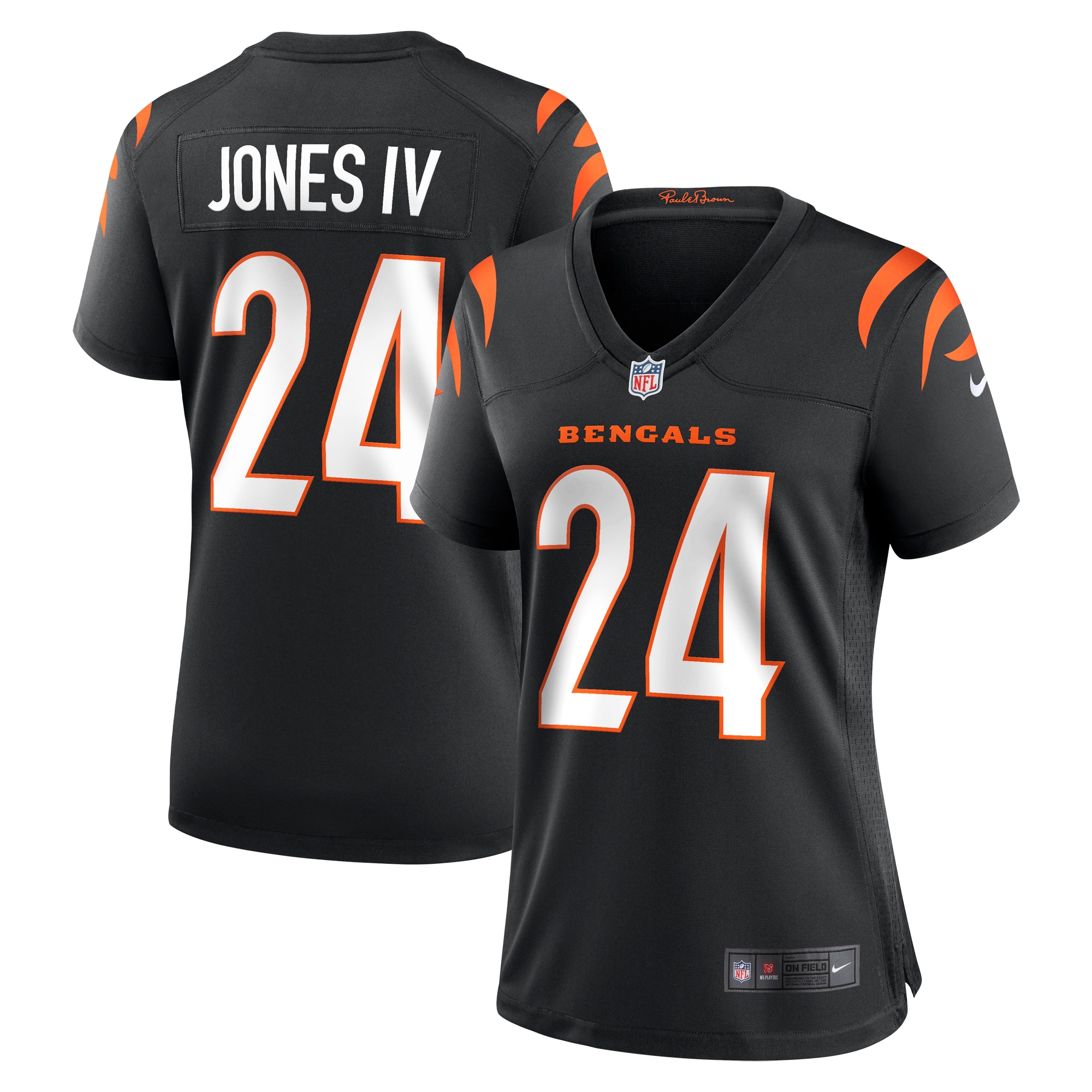 Women's Cincinnati Bengals Sidney Jones Black Game Jersey JS3003 Saliibo