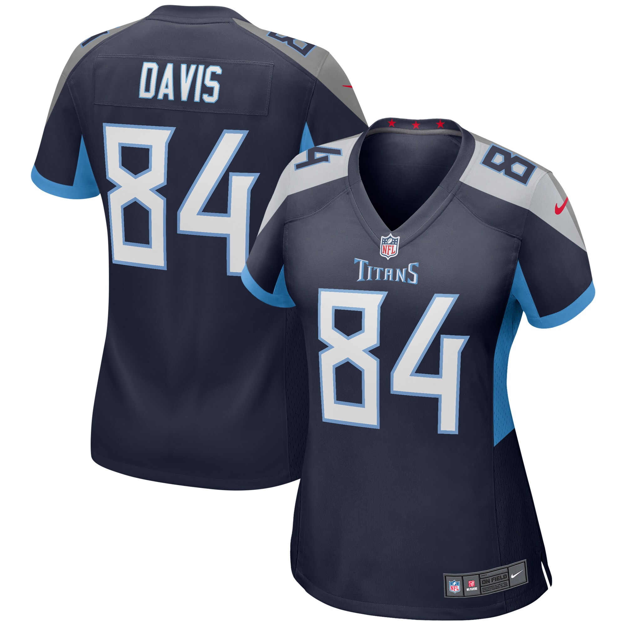 Women's Corey Davis Navy Tennessee Titans Game Jersey JS6413 Saliibo