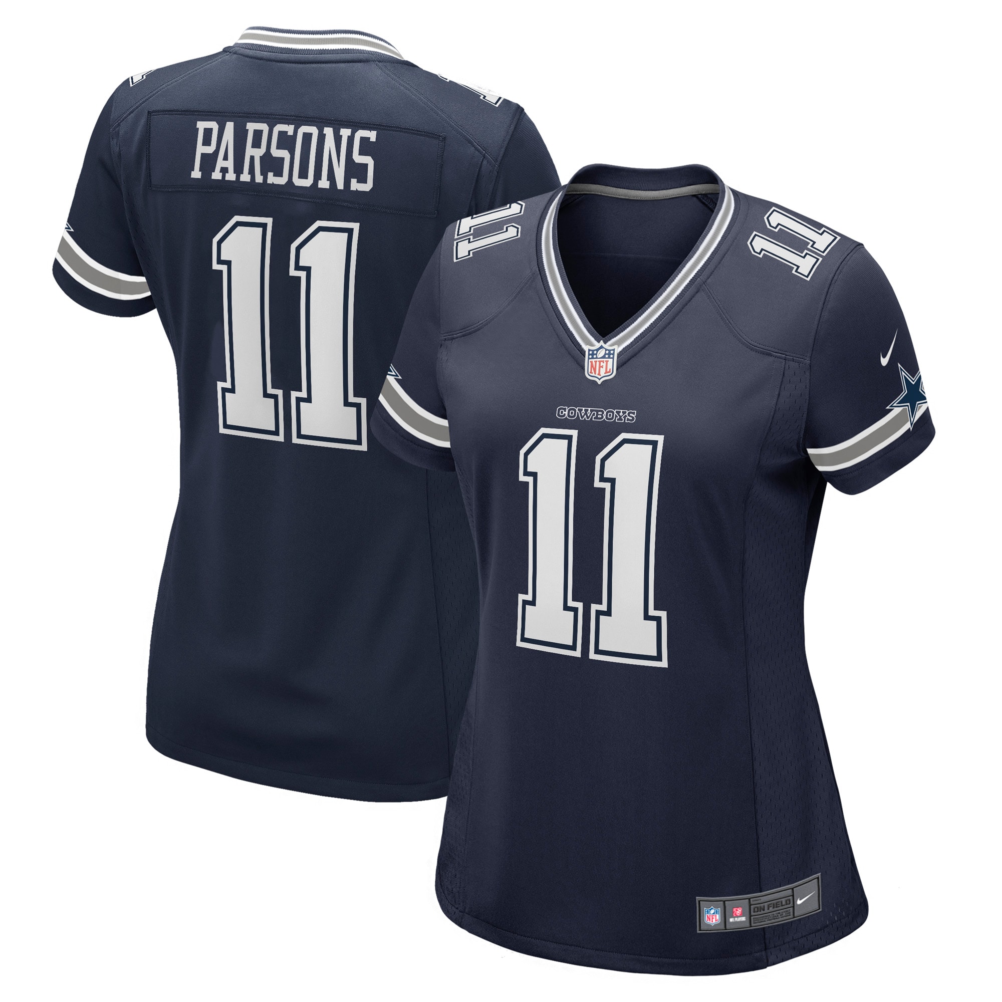 Women's Dallas Cowboys Micah Parsons Navy Game Jersey JS9428 Saliibo