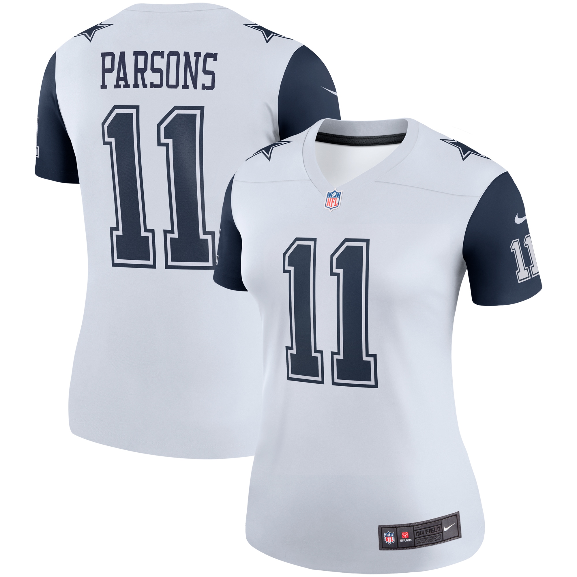 Women's Dallas Cowboys Micah Parsons White Legend Player Performance Top JS2776 Saliibo