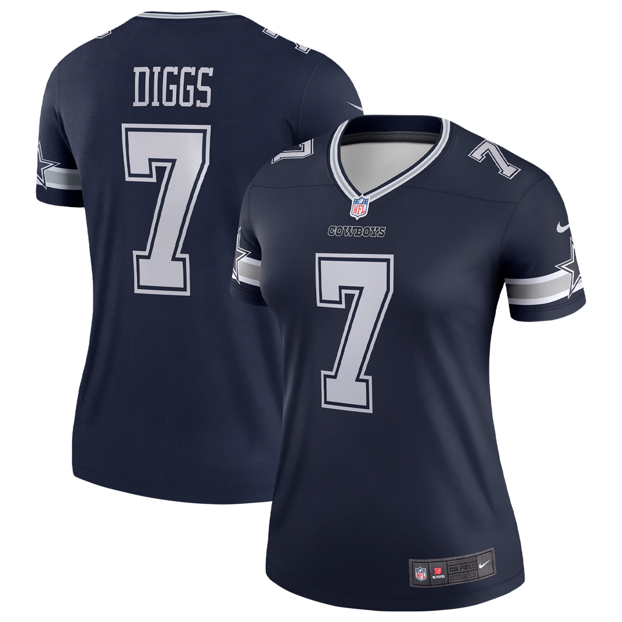 Women's Dallas Cowboys Trevon Diggs Navy Legend Player Performance Top JS8690 Saliibo