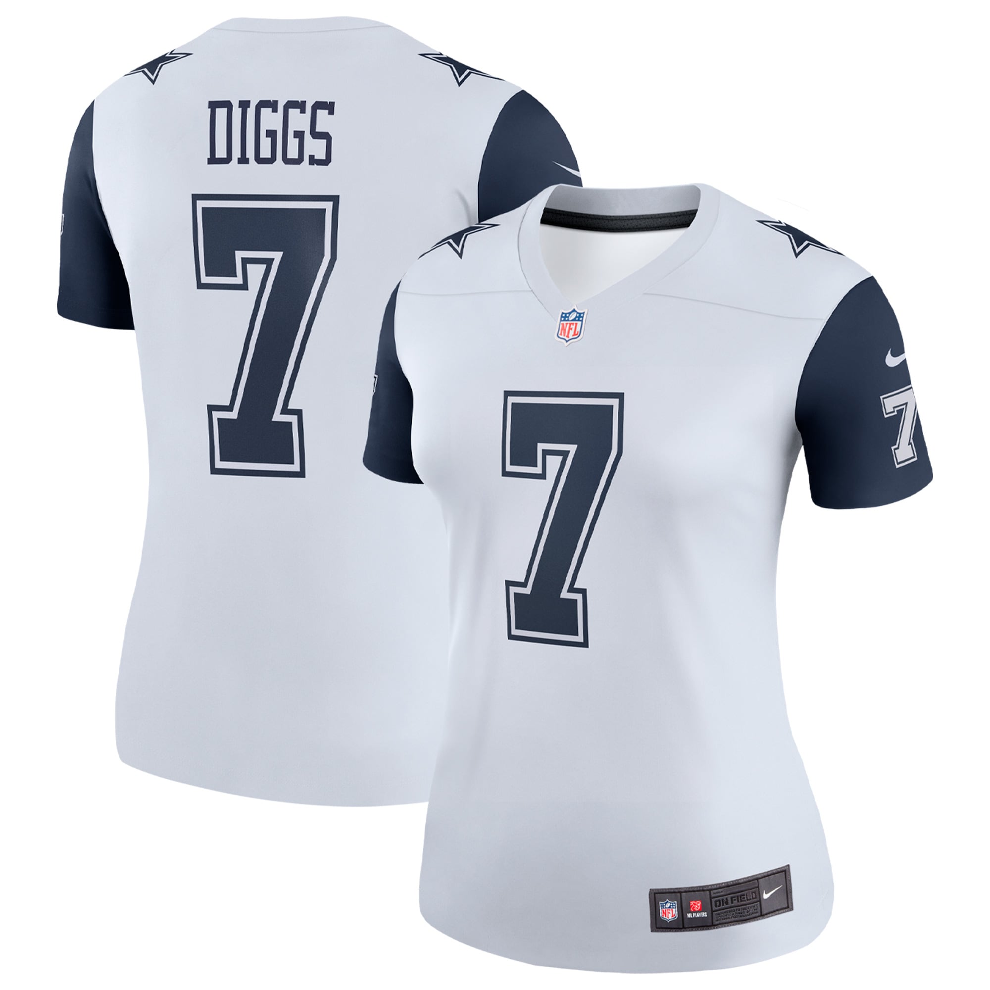 Women's Dallas Cowboys Trevon Diggs White Legend Player Performance Top JS2144 Saliibo