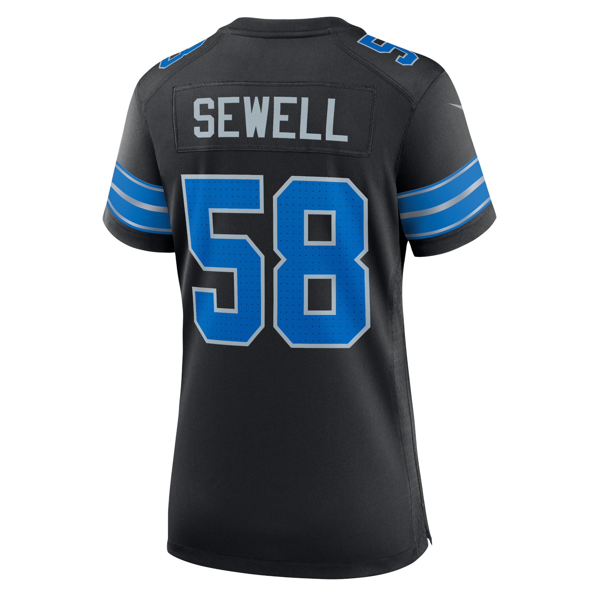 Women's Detroit Lions Penei Sewell Black 2nd Alternate Game Jersey JS8914 Saliibo - Image 3