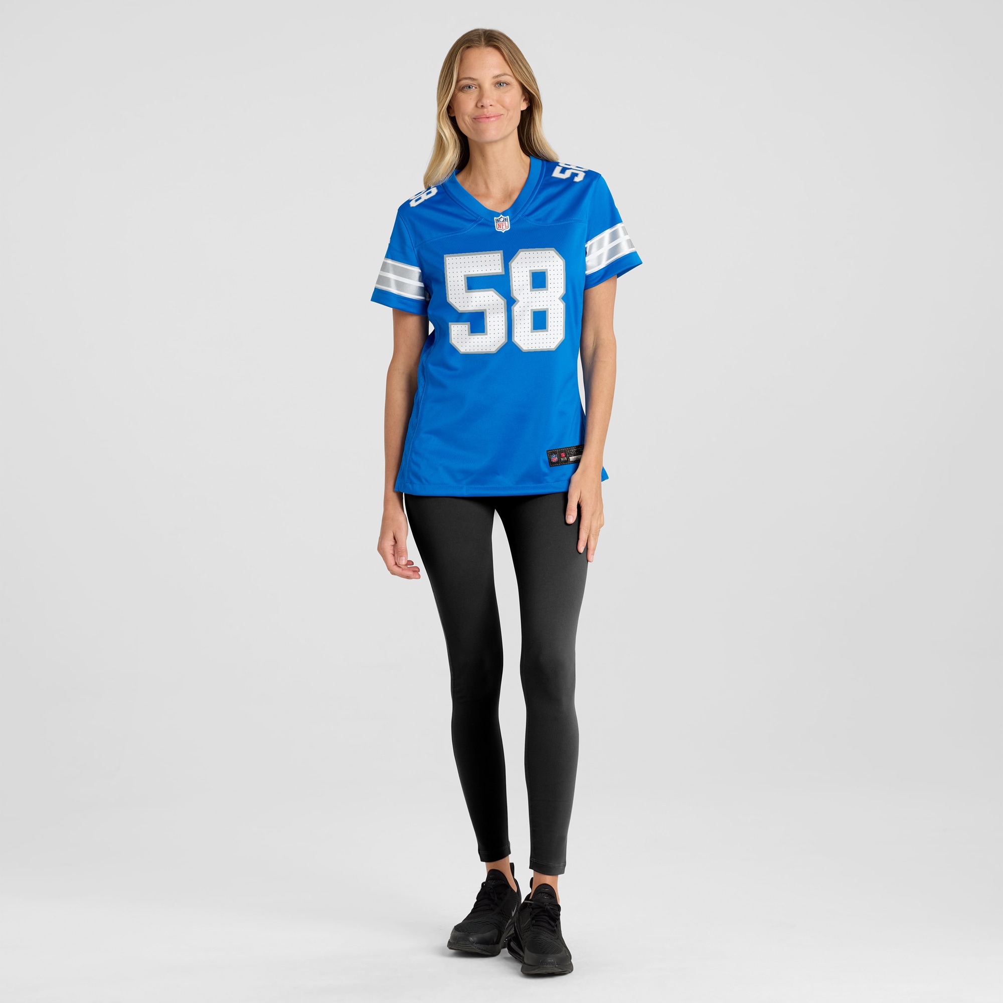 Women's Detroit Lions Penei Sewell Blue Game Jersey JS3874 Saliibo - Image 4
