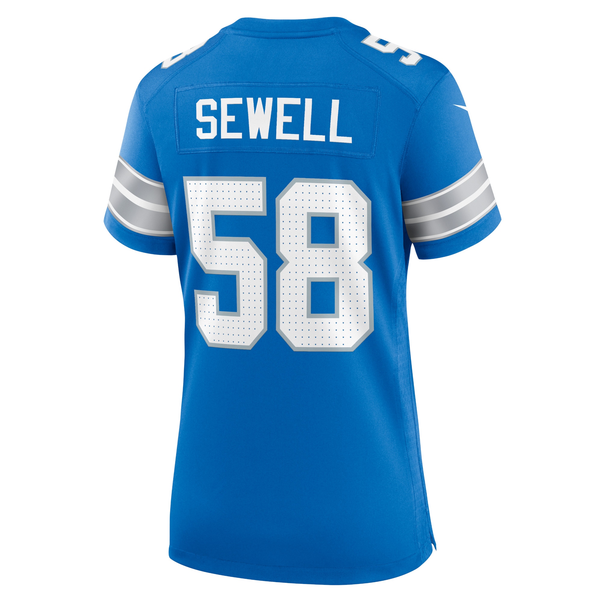 Women's Detroit Lions Penei Sewell Blue Game Jersey JS3874 Saliibo - Image 3