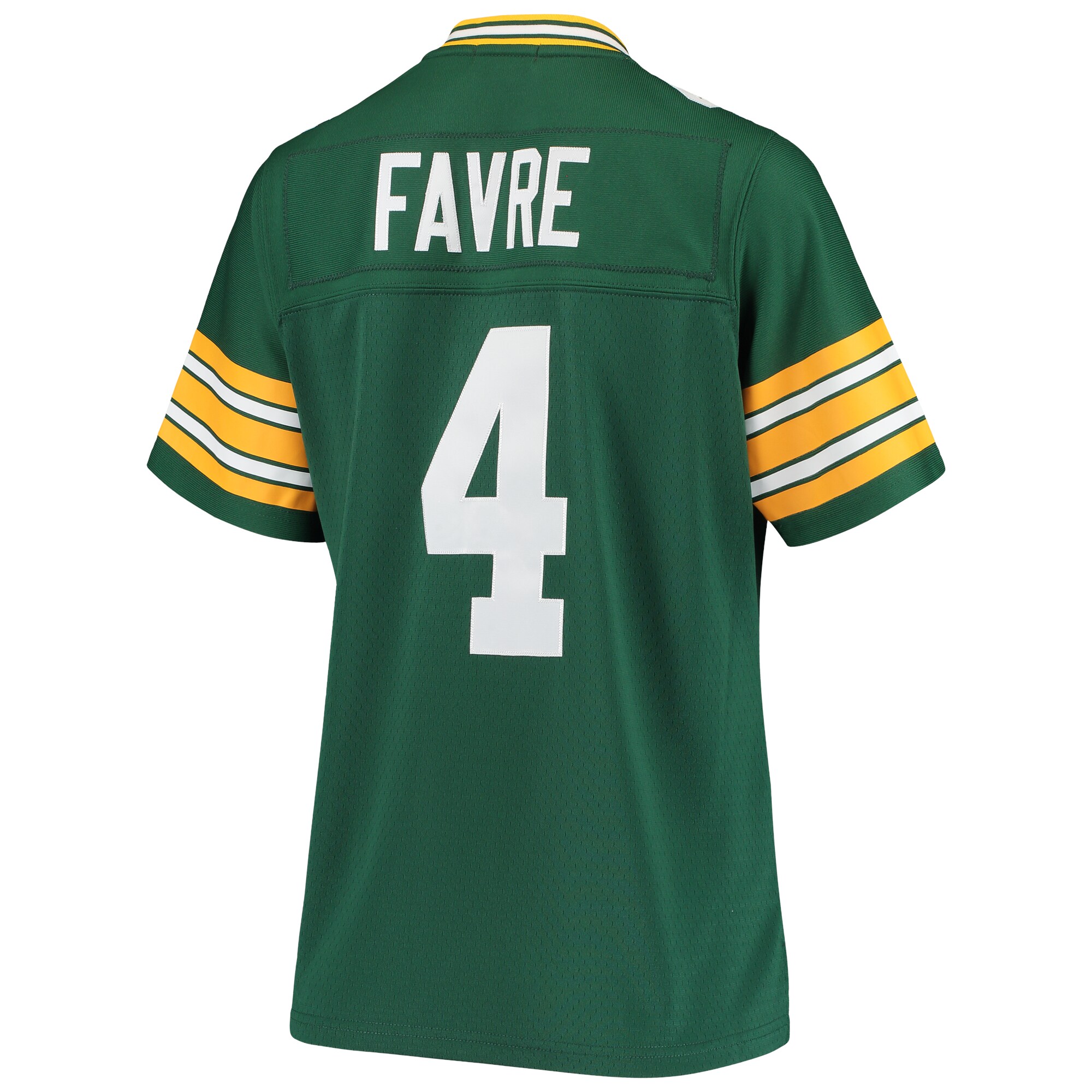 Women's Green Bay Packers Brett Favre Mitchell & Ness Green 1996 Legacy Player Jersey JS4657 Saliibo - Image 3