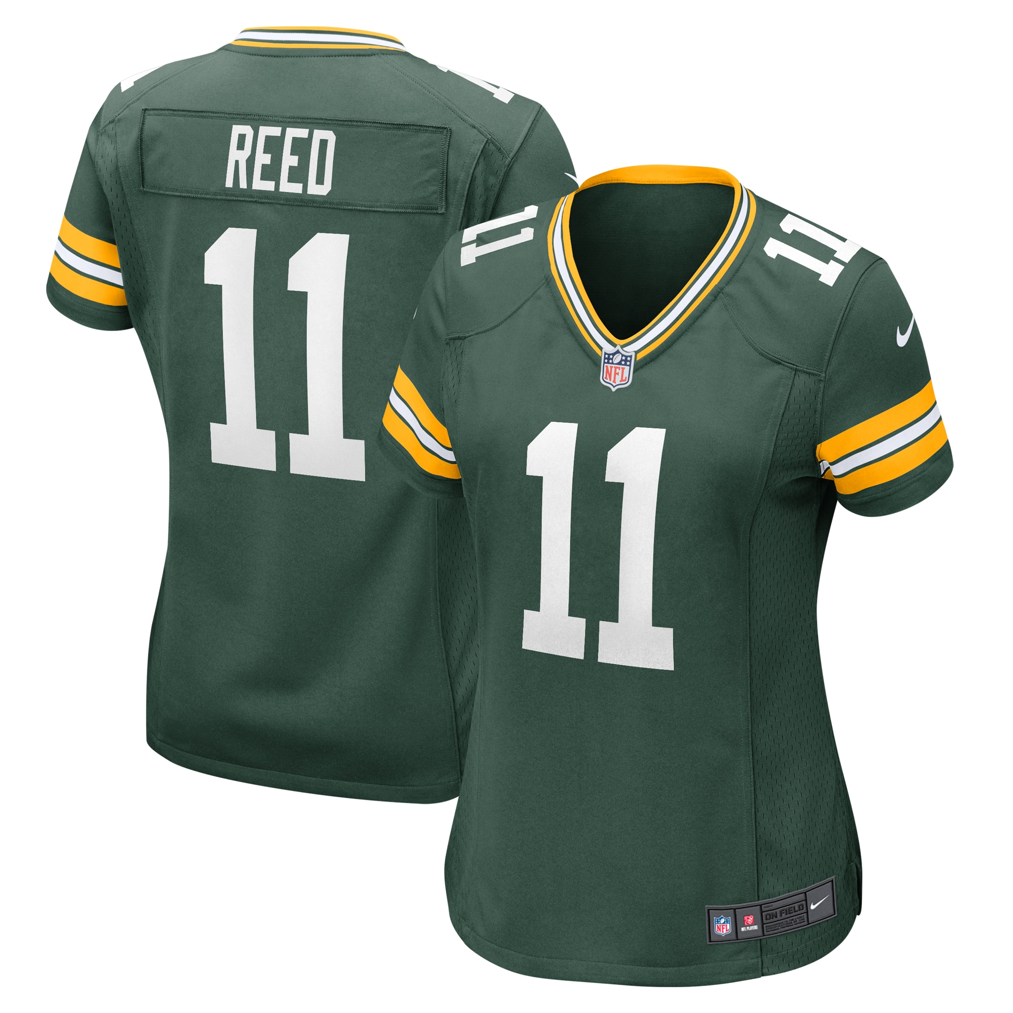 Women's Green Bay Packers Jayden Reed Green Game Jersey JS5322 Saliibo