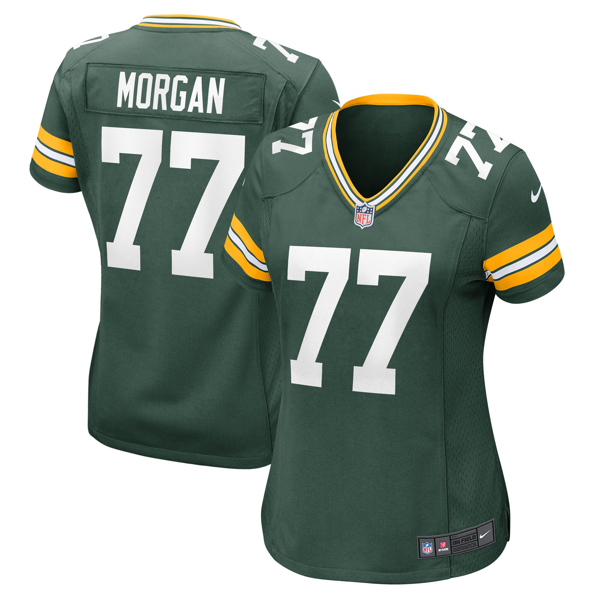Women's Green Bay Packers Morgan Green Game Jersey JS4816 Saliibo