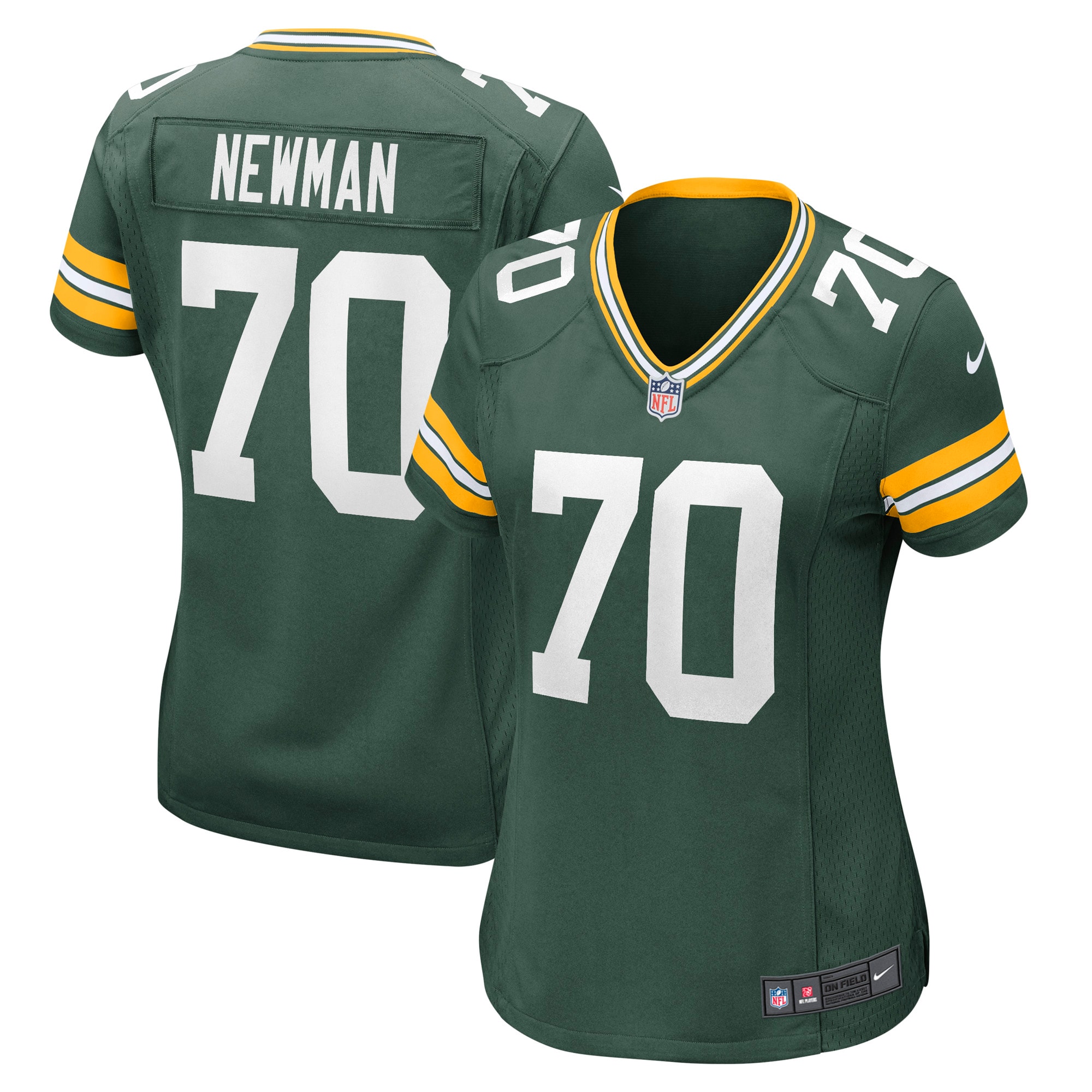 Women's Green Bay Packers Royce Newman Green Game Jersey JS5593 Saliibo