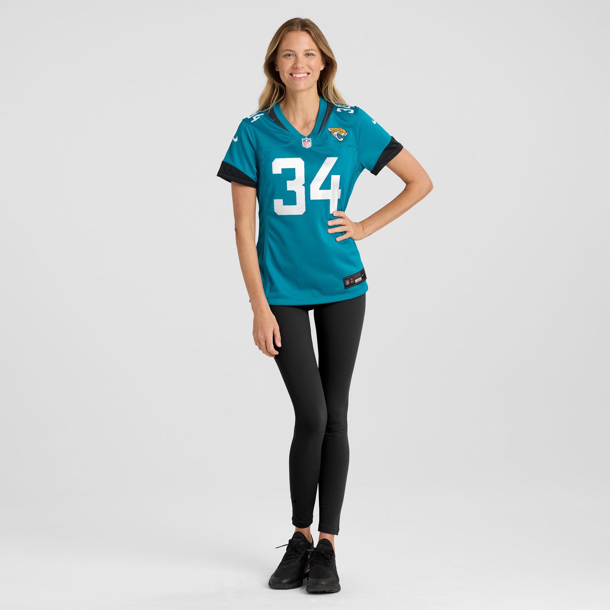 Women's Gregory Junior Jacksonville Jaguars Teal Game Player Jersey JS7873 Saliibo - Image 4