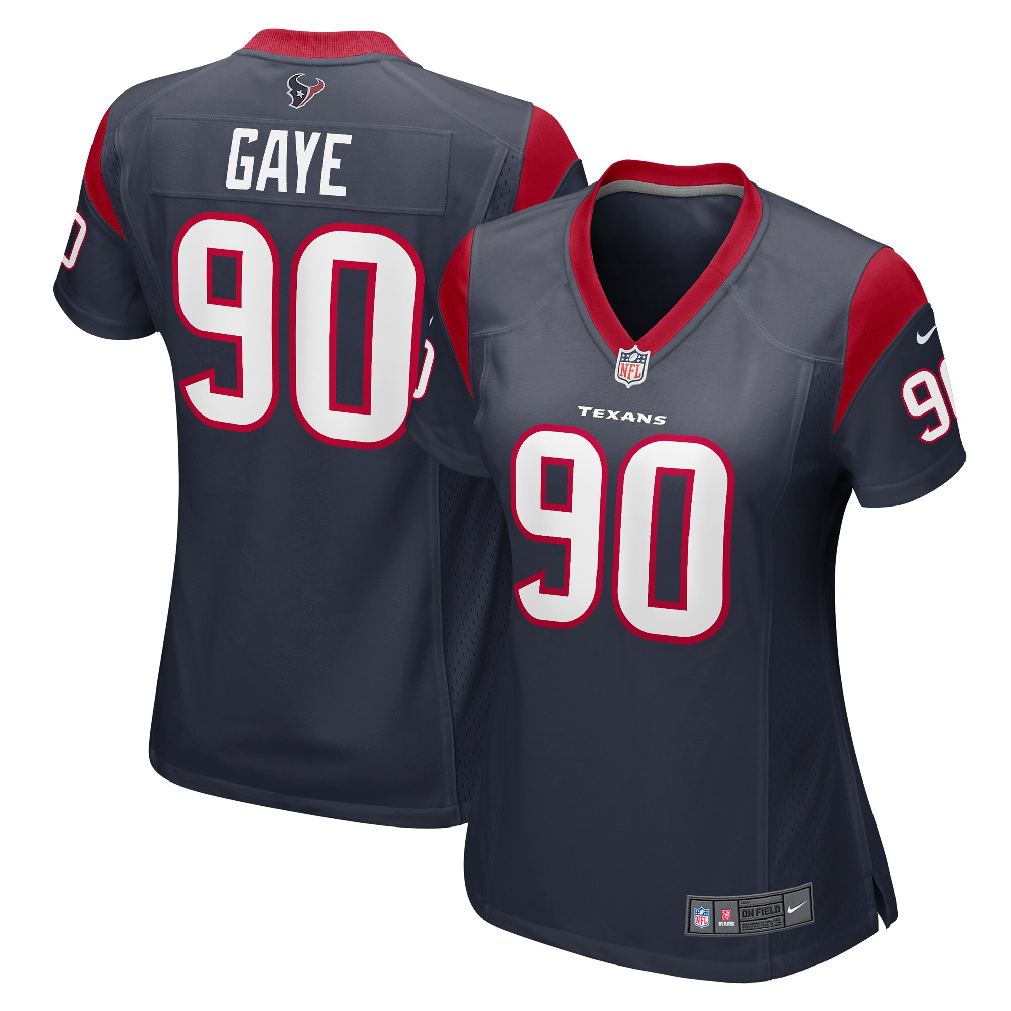 Women's Houston Texans Ali Gaye Navy Team Game Jersey JS7921 Saliibo