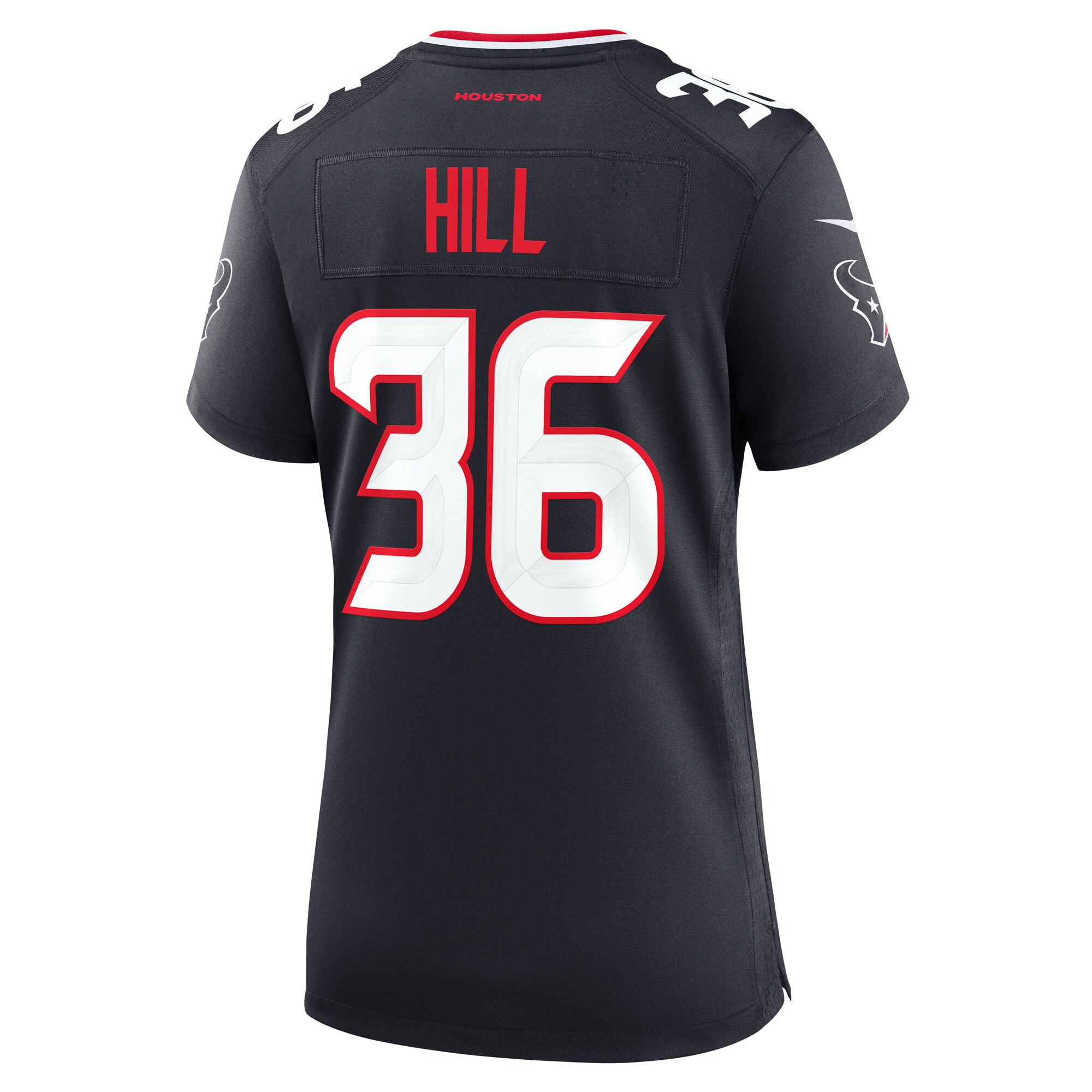 Women's Houston Texans Brandon Hill Navy Team Game Jersey JS4209 Saliibo - Image 3