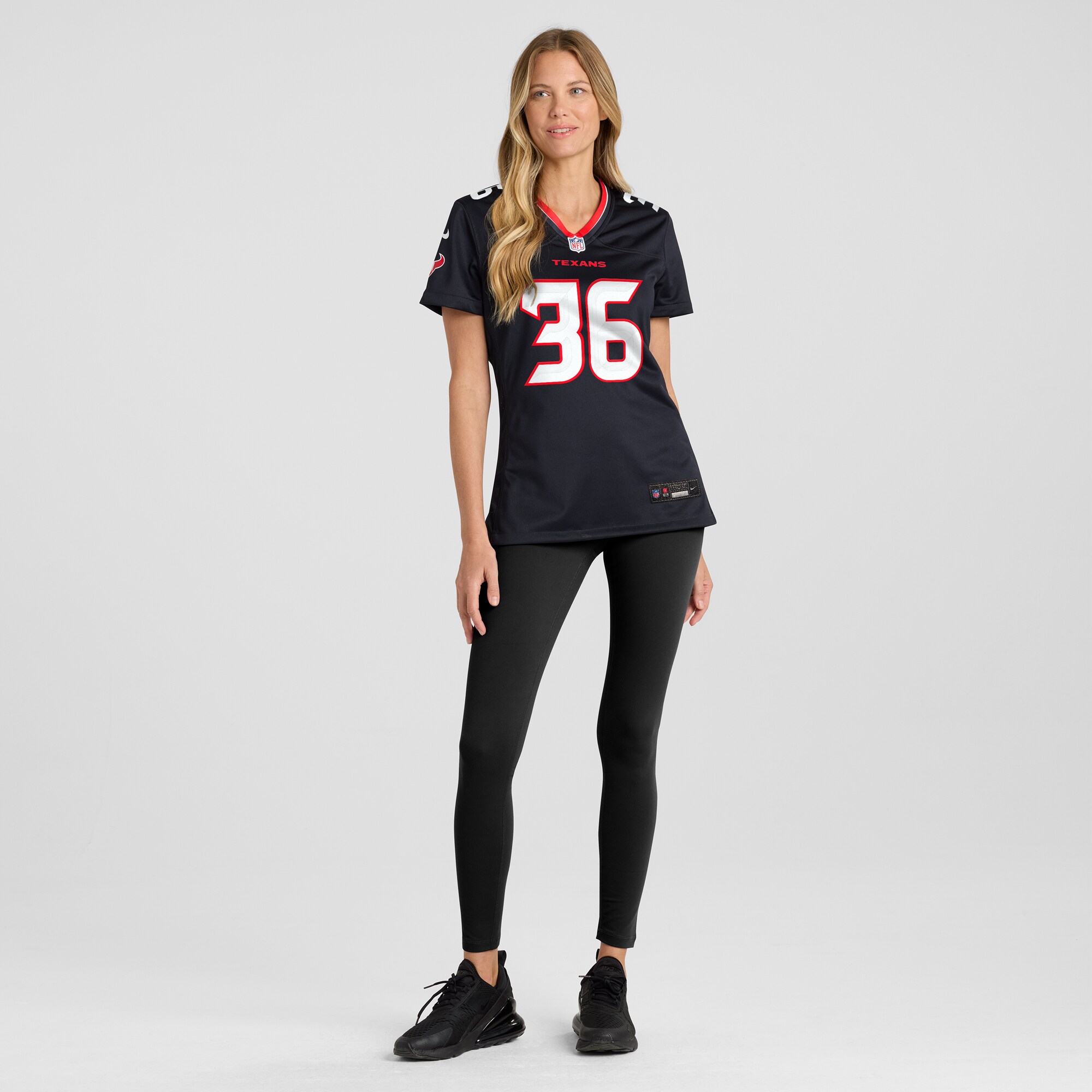 Women's Houston Texans Brandon Hill Navy Team Game Jersey JS4209 Saliibo - Image 4