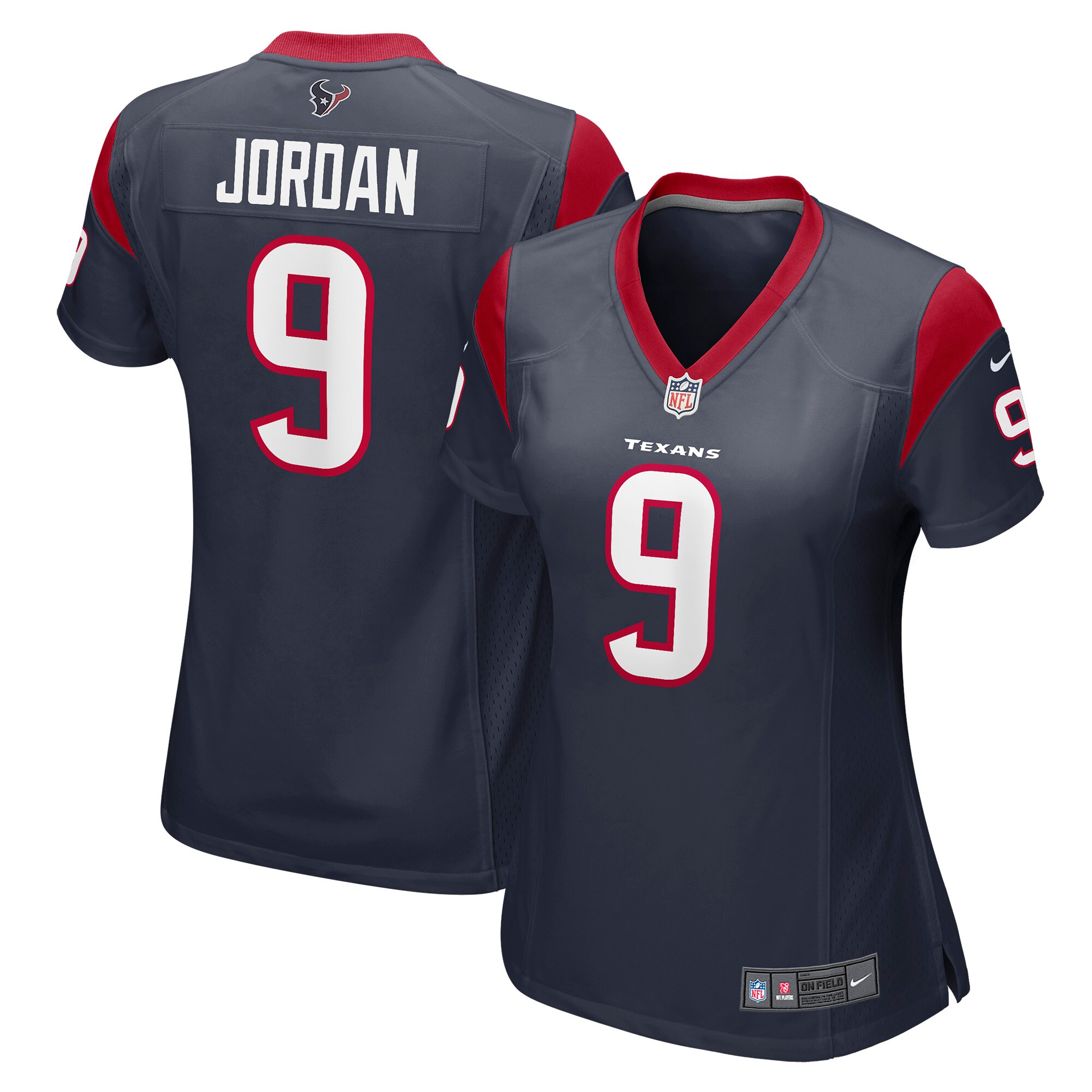 Women's Houston Texans Brevin Navy Game Jersey JS4758 Saliibo