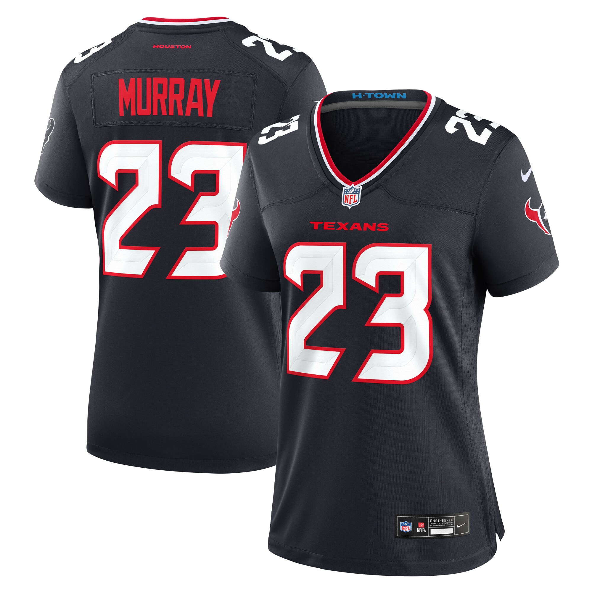 Women's Houston Texans Eric Murray Navy Team Game Jersey JS1839 Saliibo