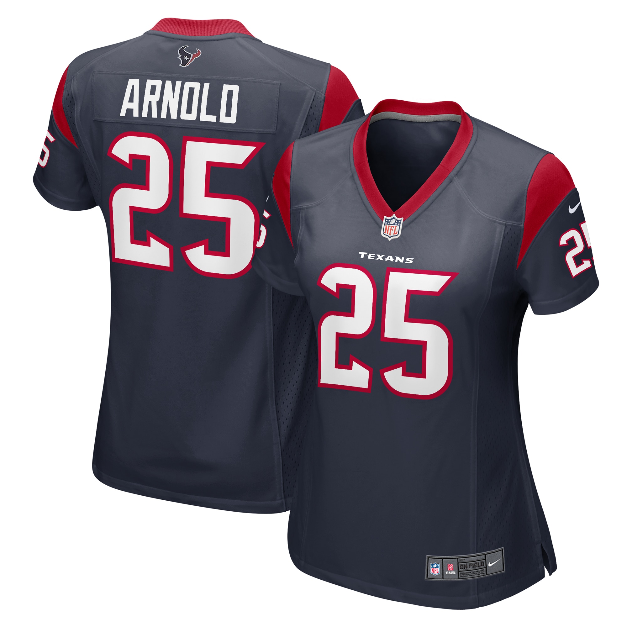 Women's Houston Texans Grayland Arnold Navy Team Game Jersey JS3637 Saliibo