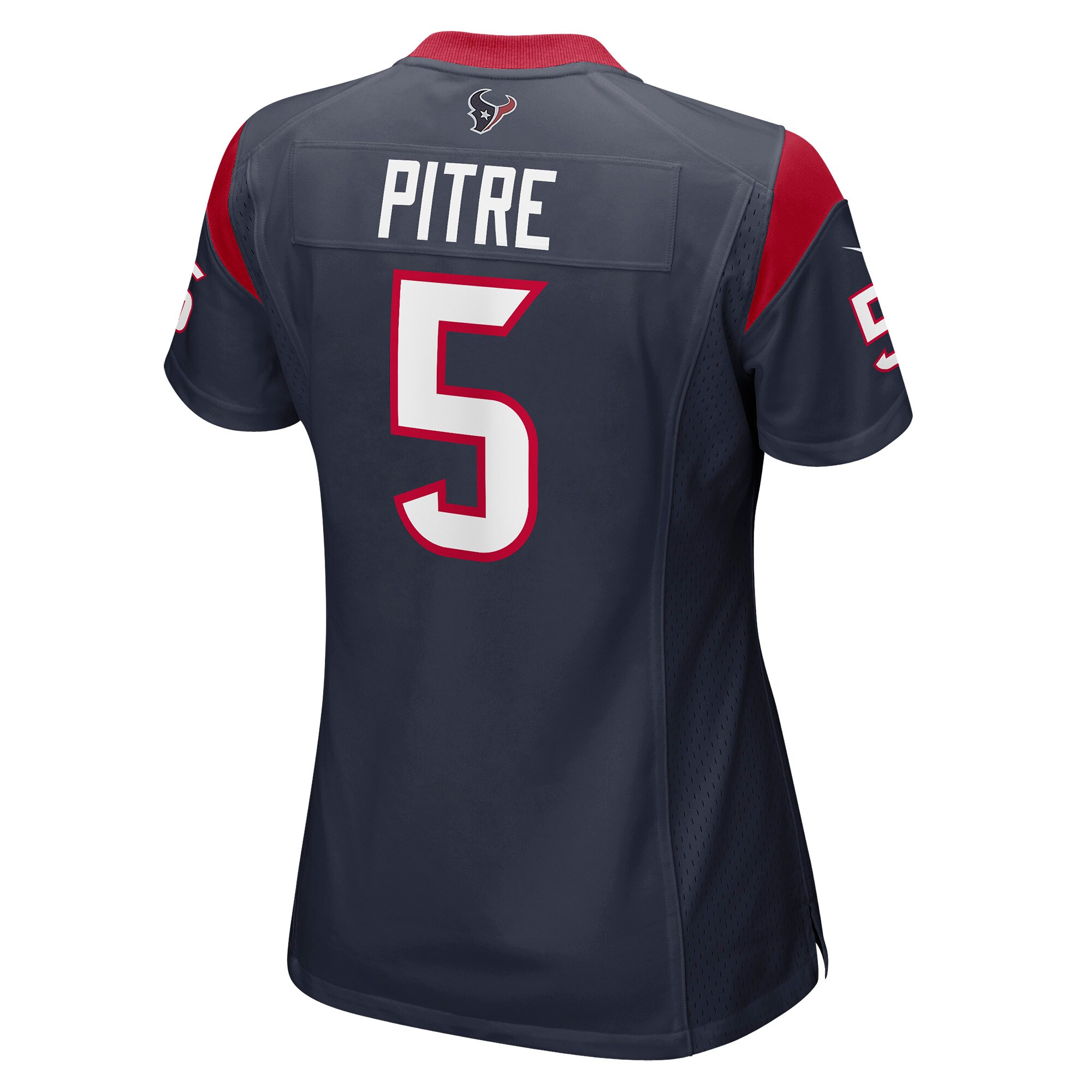 Women's Houston Texans Jalen Pitre Navy Game Player Jersey JS5788 Saliibo - Image 3
