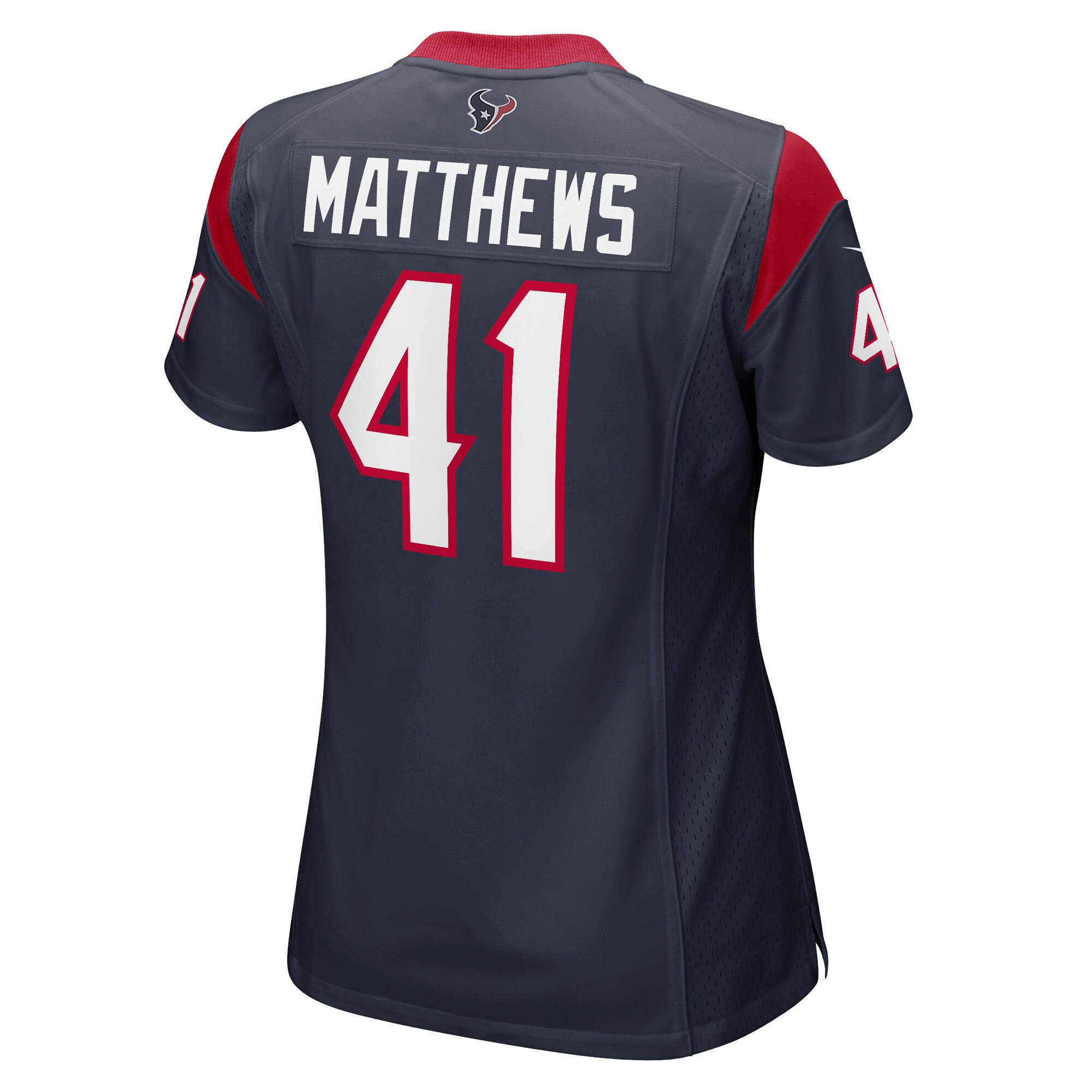 Women's Houston Texans Jesse Matthews Navy Team Game Jersey JS7696 Saliibo - Image 3