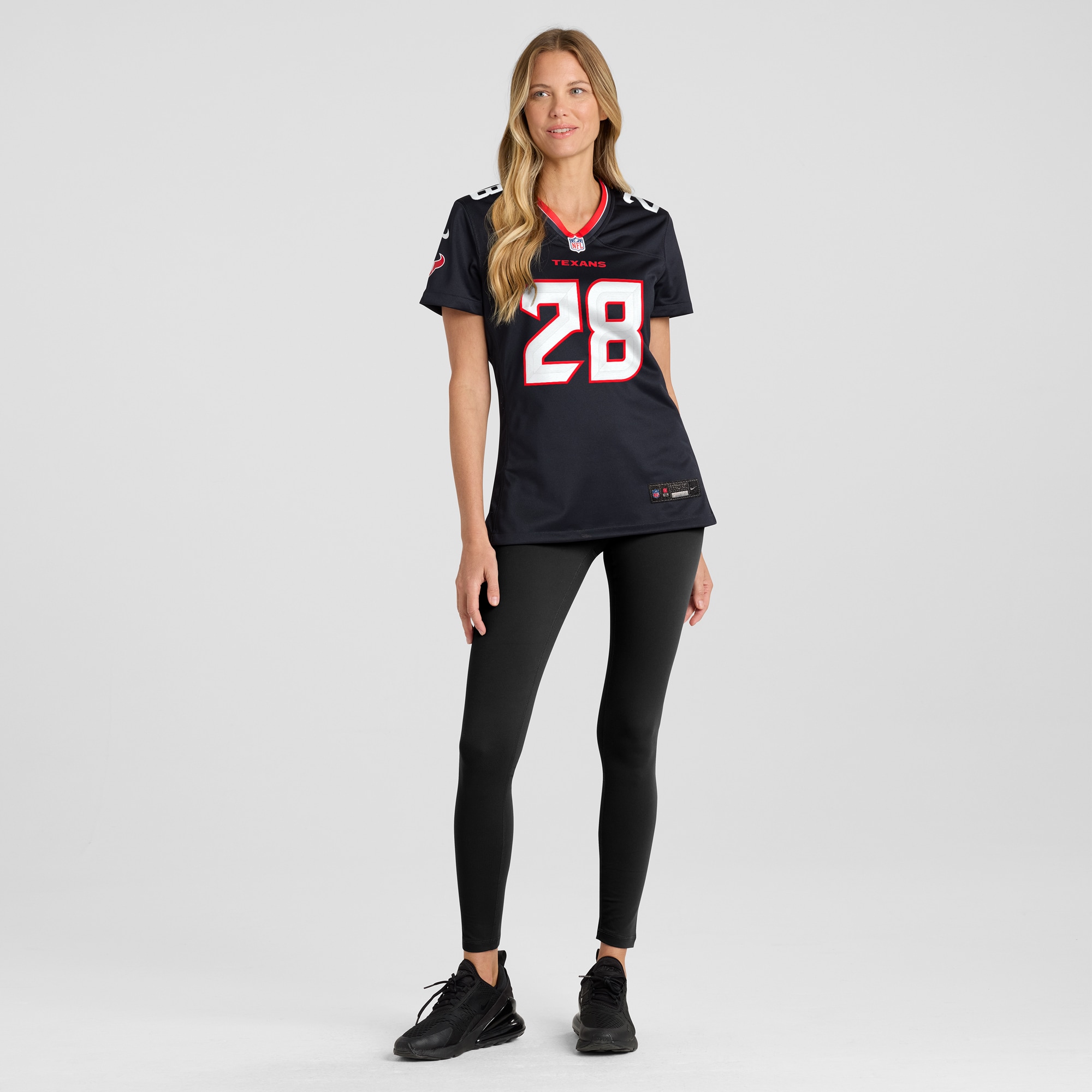 Women's Houston Texans Joe Mixon Navy Game Jersey JS7759 Saliibo - Image 4