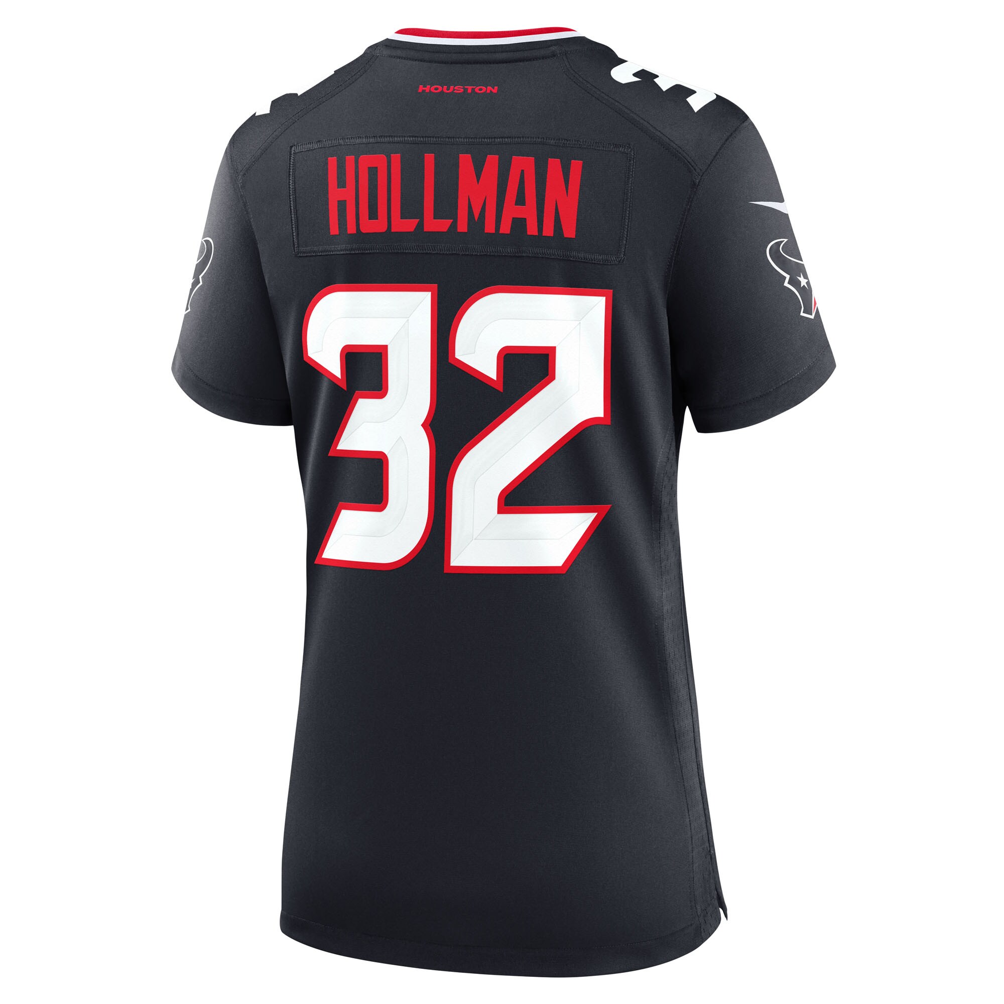 Women's Houston Texans Ka'Dar Hollman Navy Team Game Jersey JS6931 Saliibo - Image 3