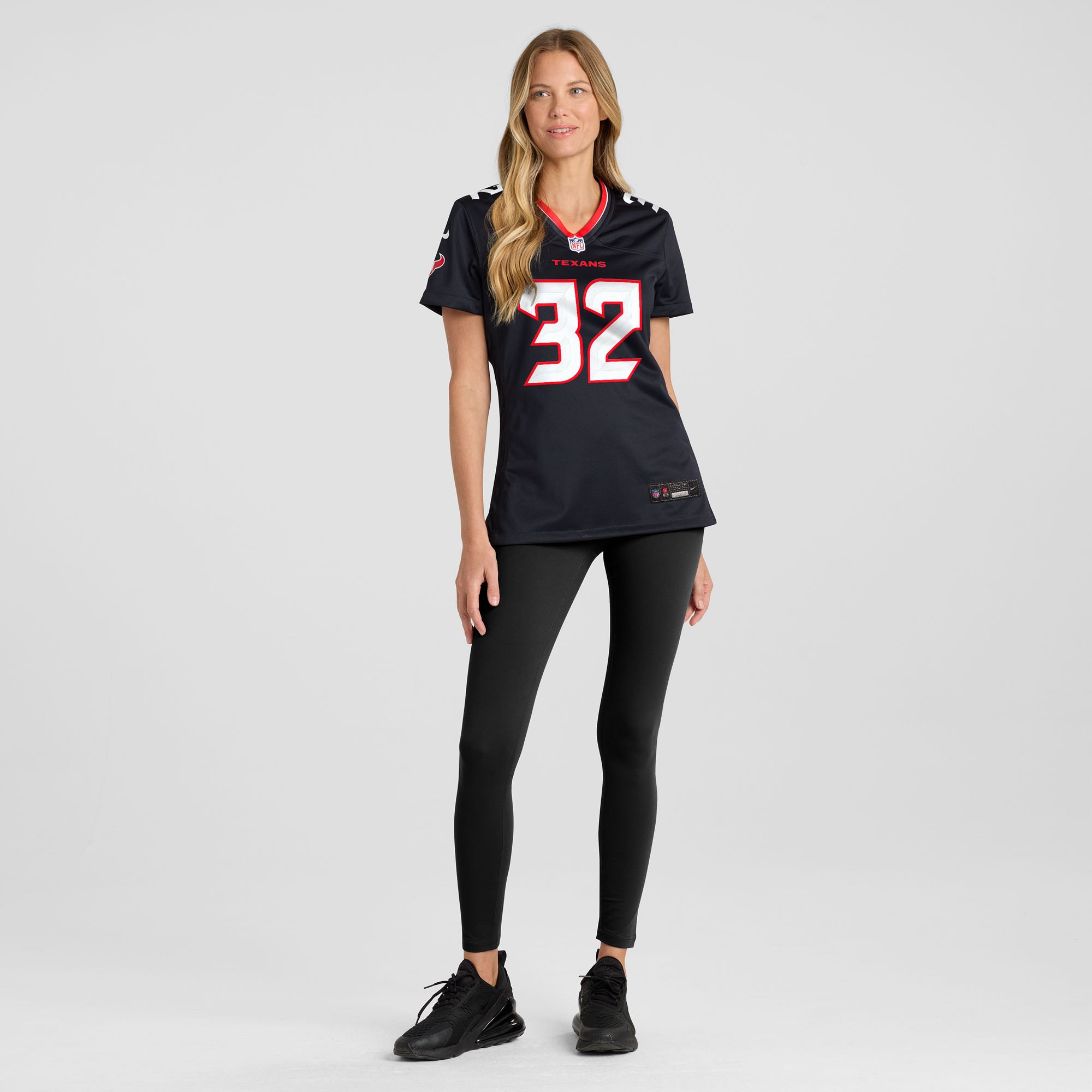 Women's Houston Texans Ka'Dar Hollman Navy Team Game Jersey JS6931 Saliibo - Image 4