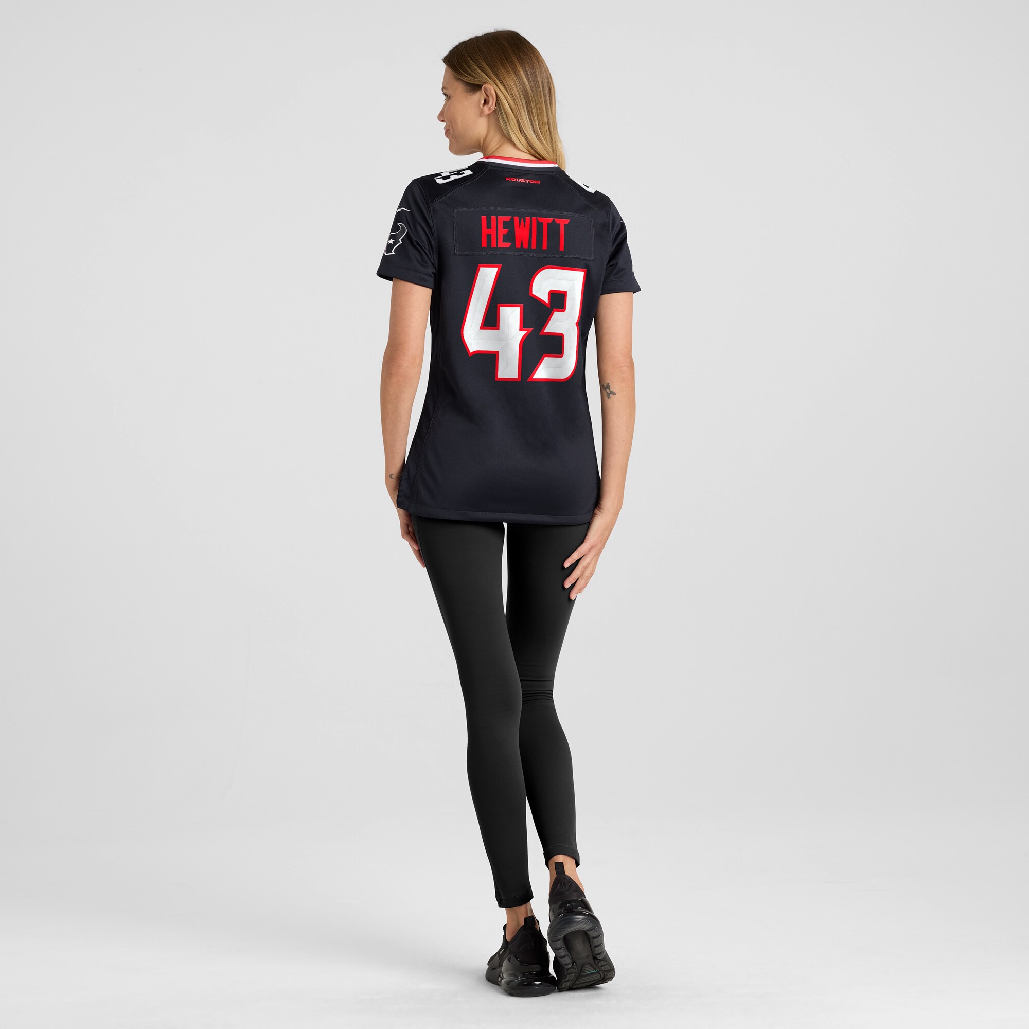 Women's Houston Texans Neville Hewitt Navy Team Game Jersey JS3045 Saliibo - Image 5