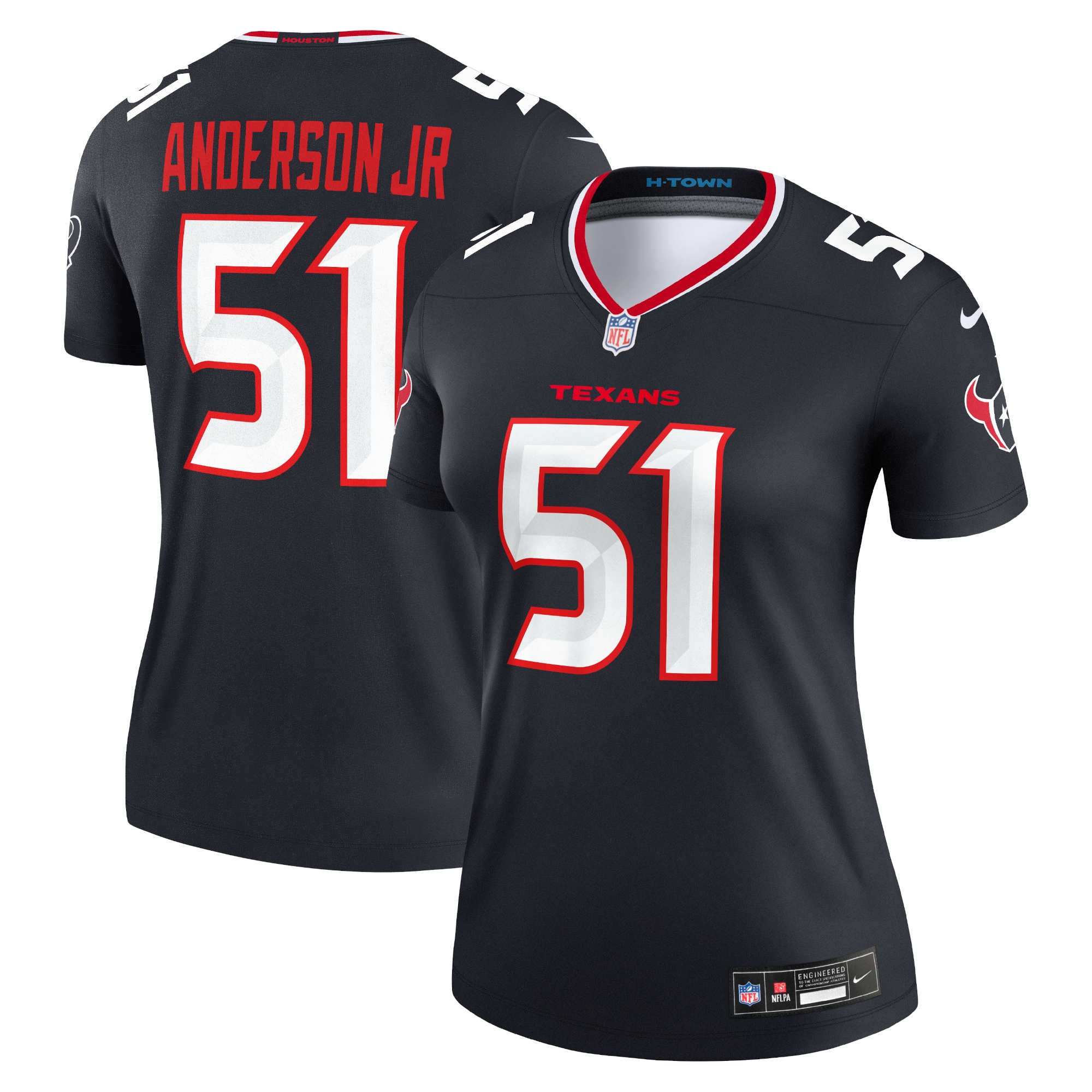 Women's Houston Texans Will Anderson Jr. Navy Legend Player Performance Top JS3204 Saliibo