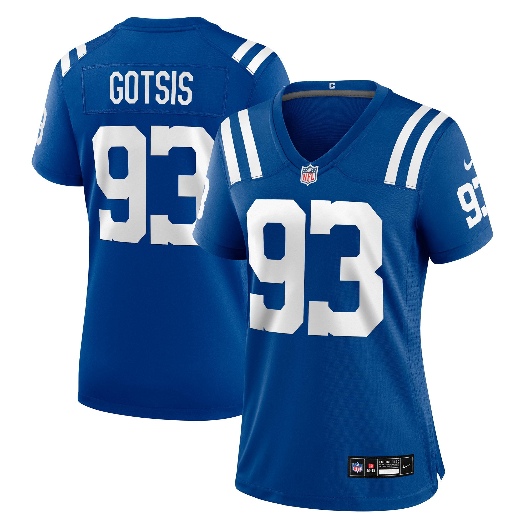 Women's Indianapolis Colts Adam Gotsis Royal Team Game Jersey JS6668 Saliibo
