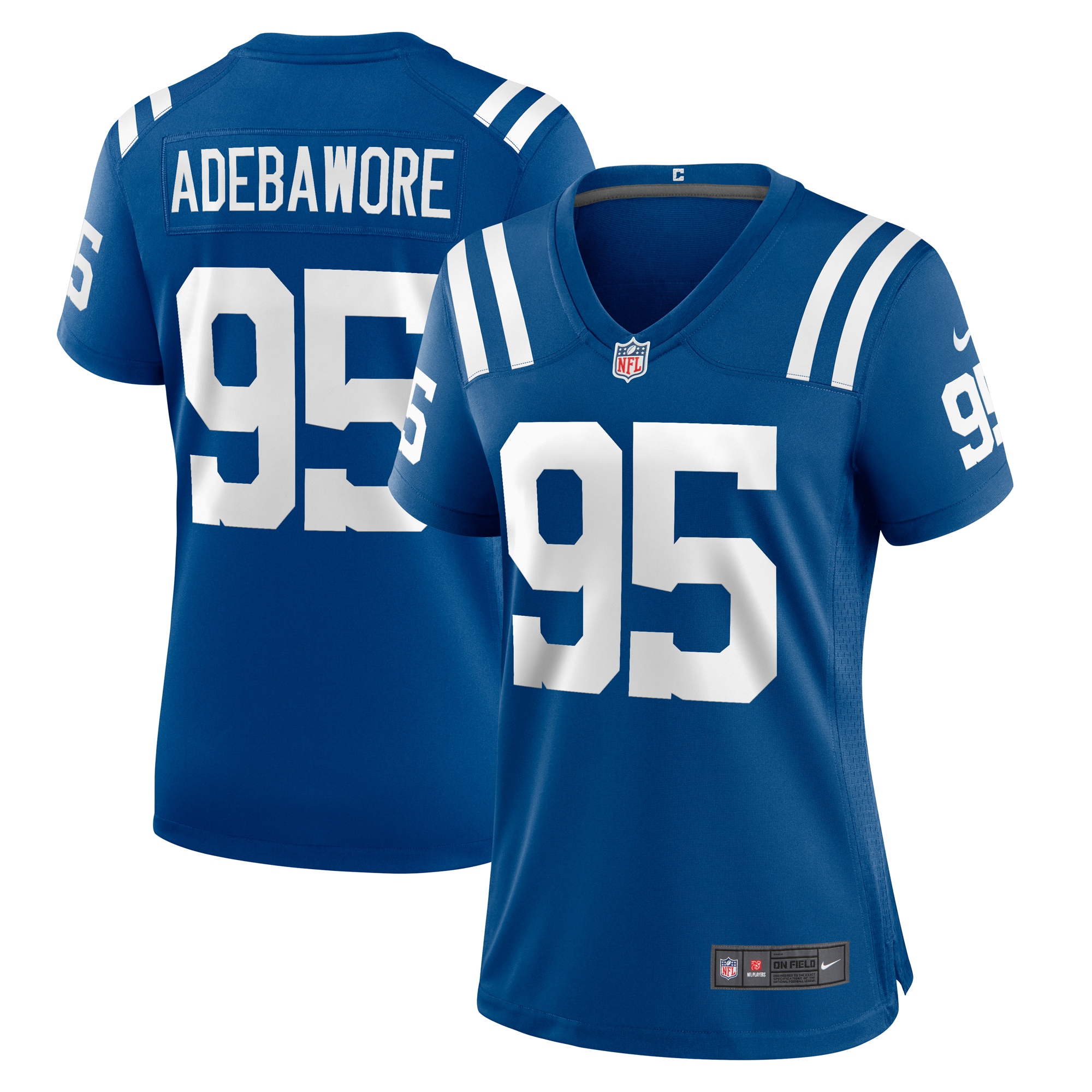 Women's Indianapolis Colts Adetomiwa Adebawore Royal Team Game Jersey JS5667 Saliibo