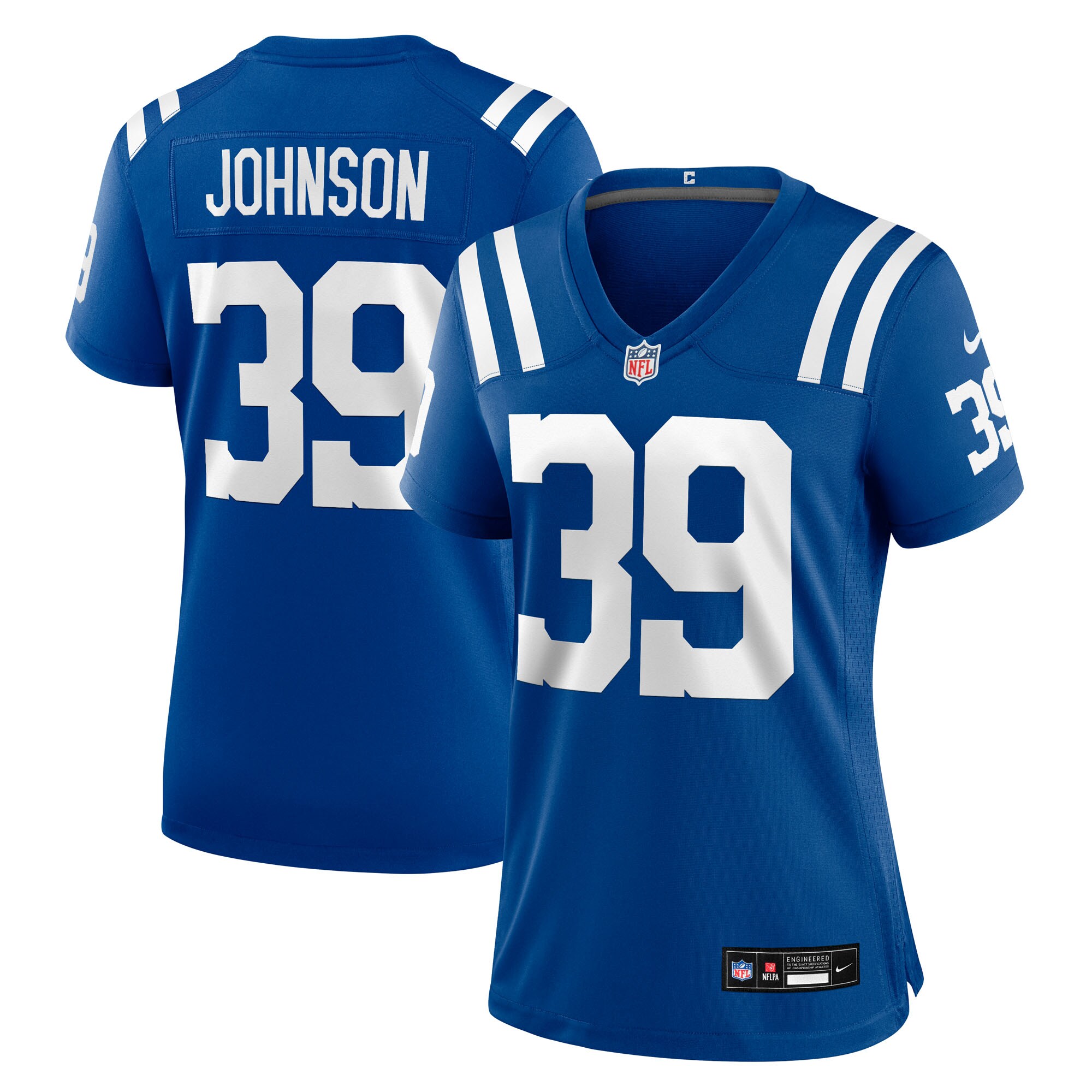 Women's Indianapolis Colts Alex Johnson Royal Team Game Jersey JS5397 Saliibo