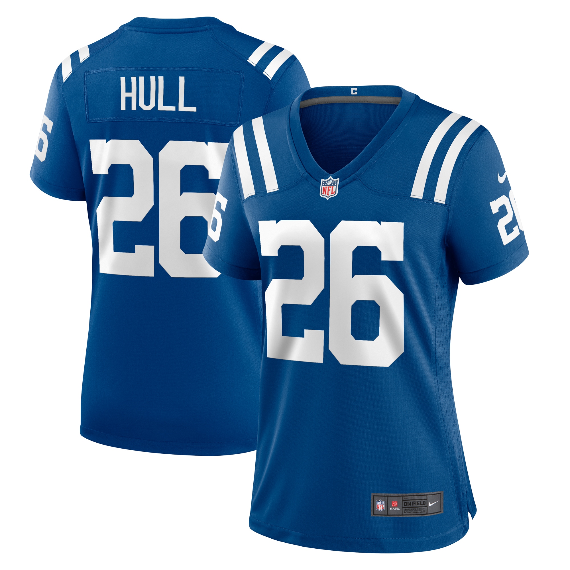Women's Indianapolis Colts Evan Hull Royal Team Game Jersey JS6293 Saliibo