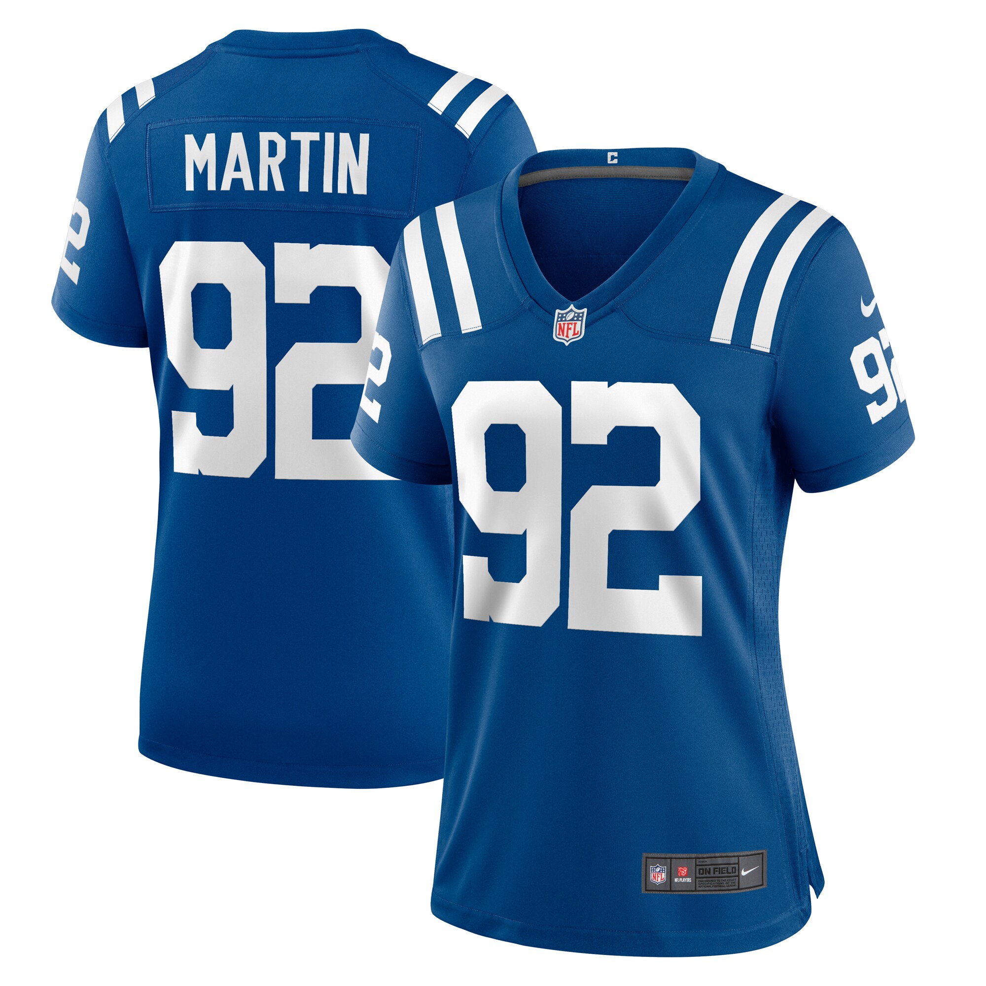 Women's Indianapolis Colts Jacob Martin Royal Team Game Jersey JS8122 Saliibo
