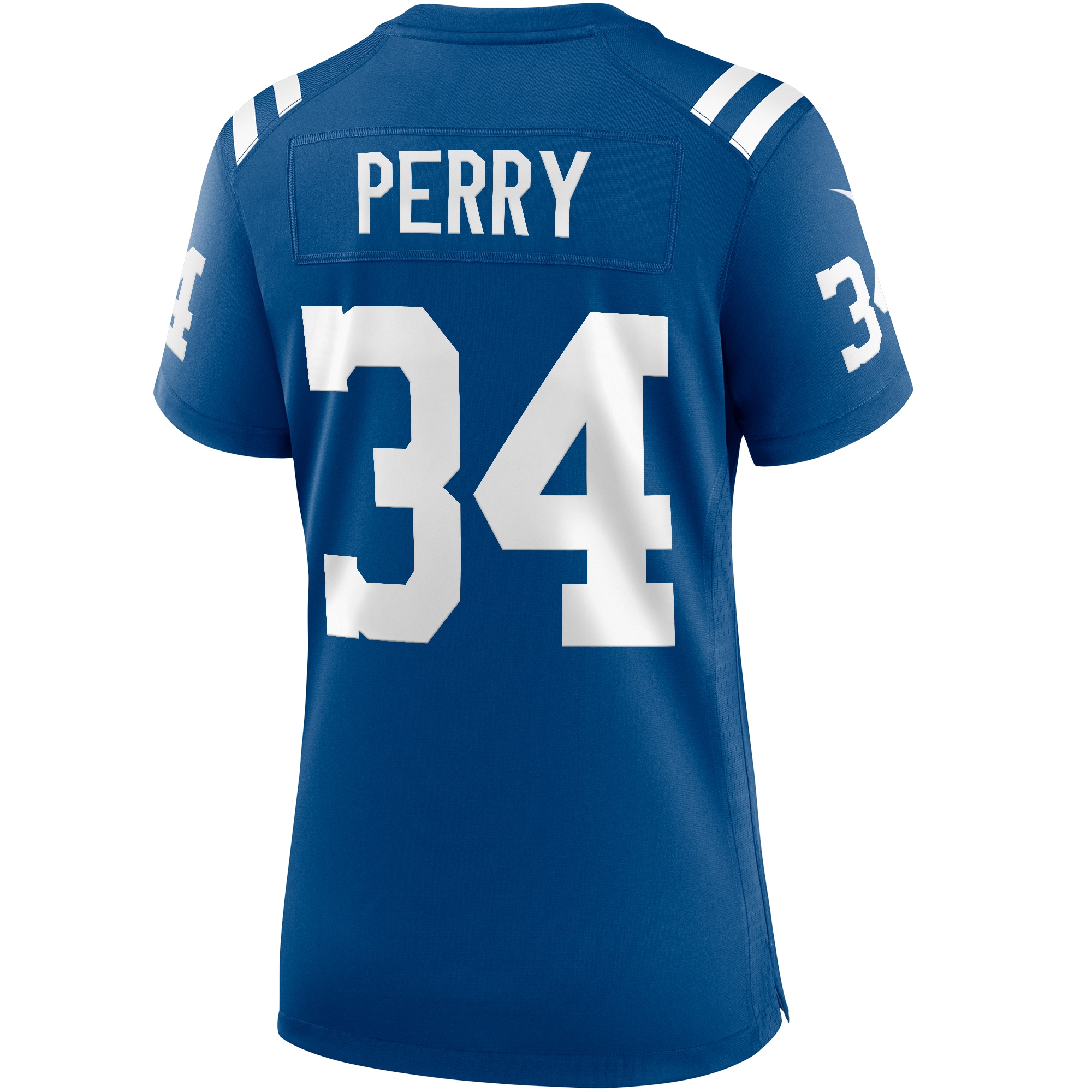 Women's Indianapolis Colts Joe Perry Royal Game Retired Player Jersey JS4106 Saliibo - Image 3