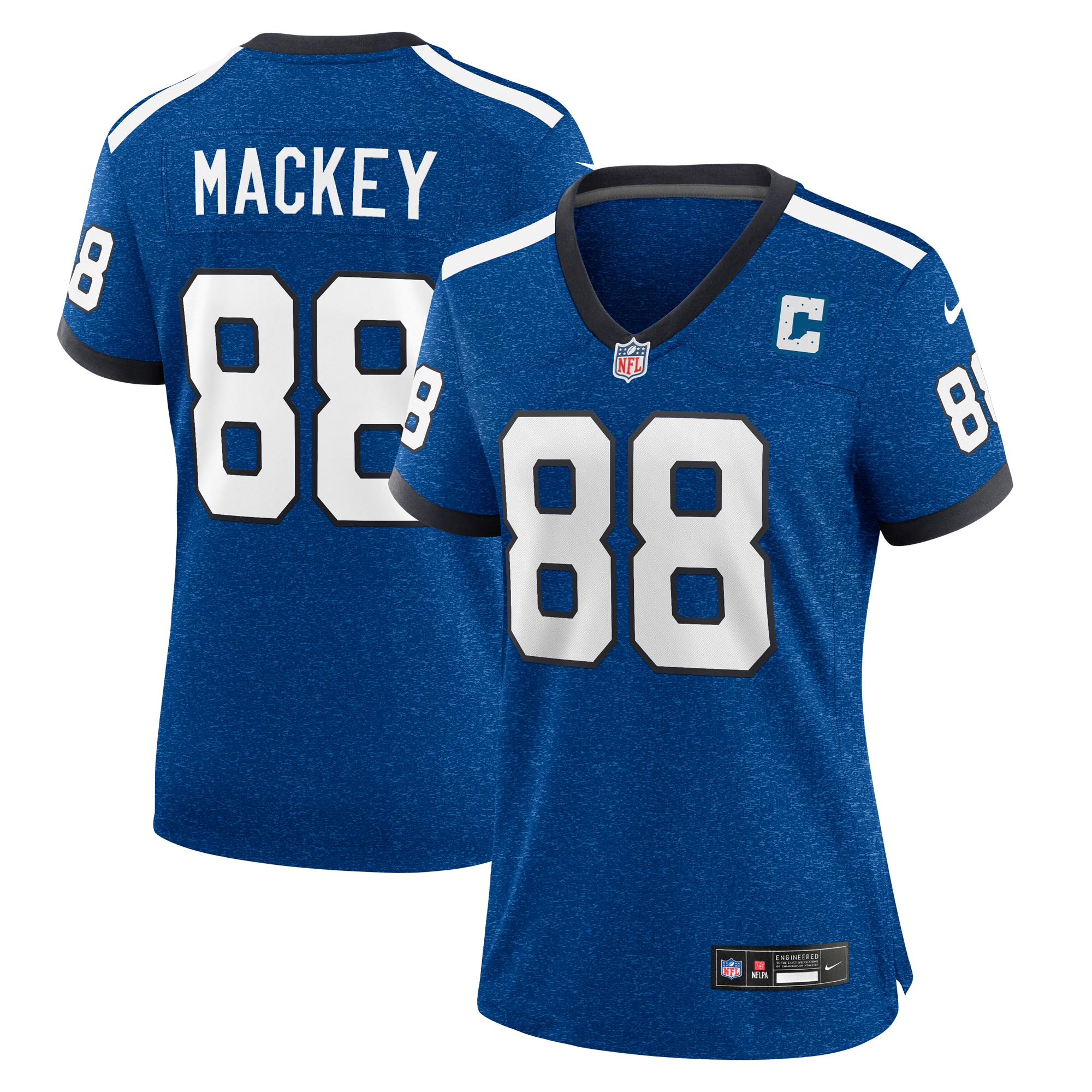 Women's Indianapolis Colts John Mackey Royal Indiana Nights Alternate Game Jersey JS1926 Saliibo
