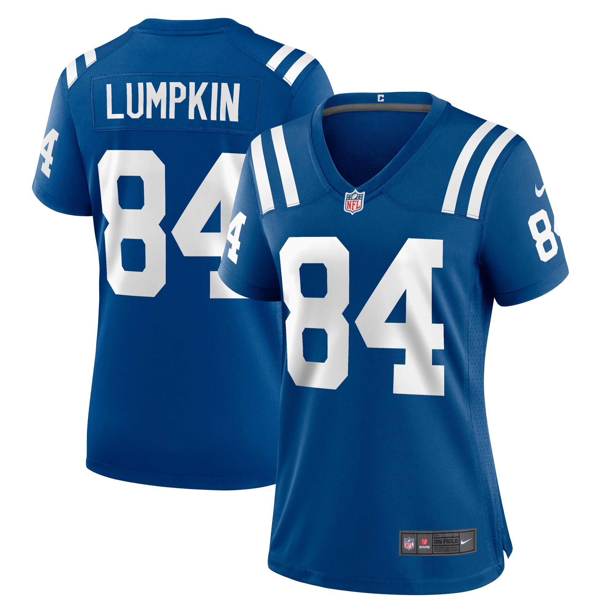 Women's Indianapolis Colts Johnny Lumpkin Royal Team Game Jersey JS4551 Saliibo