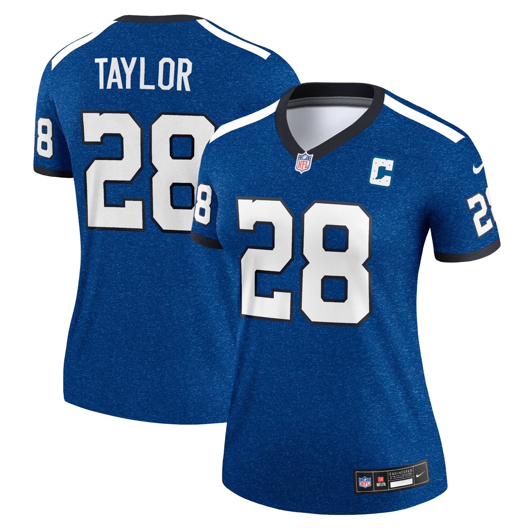 Women's Indianapolis Colts Jonathan Taylor Royal Alternate Legend Player Performance Top JS8523 Saliibo