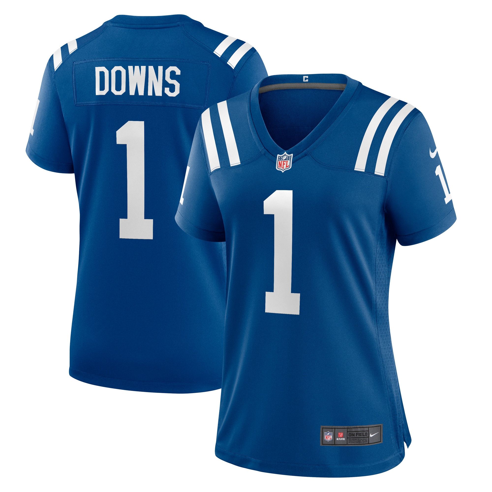 Women's Indianapolis Colts Josh Downs Royal Team Game Jersey JS5152 Saliibo