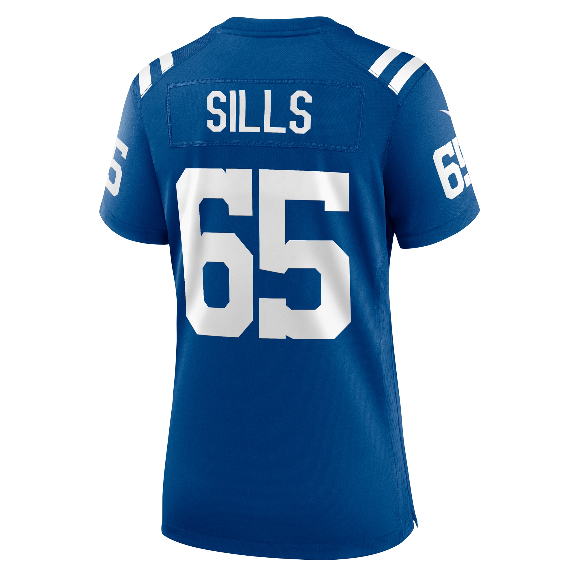 Women's Indianapolis Colts Josh Sills Royal Team Game Jersey JS6533 Saliibo - Image 3