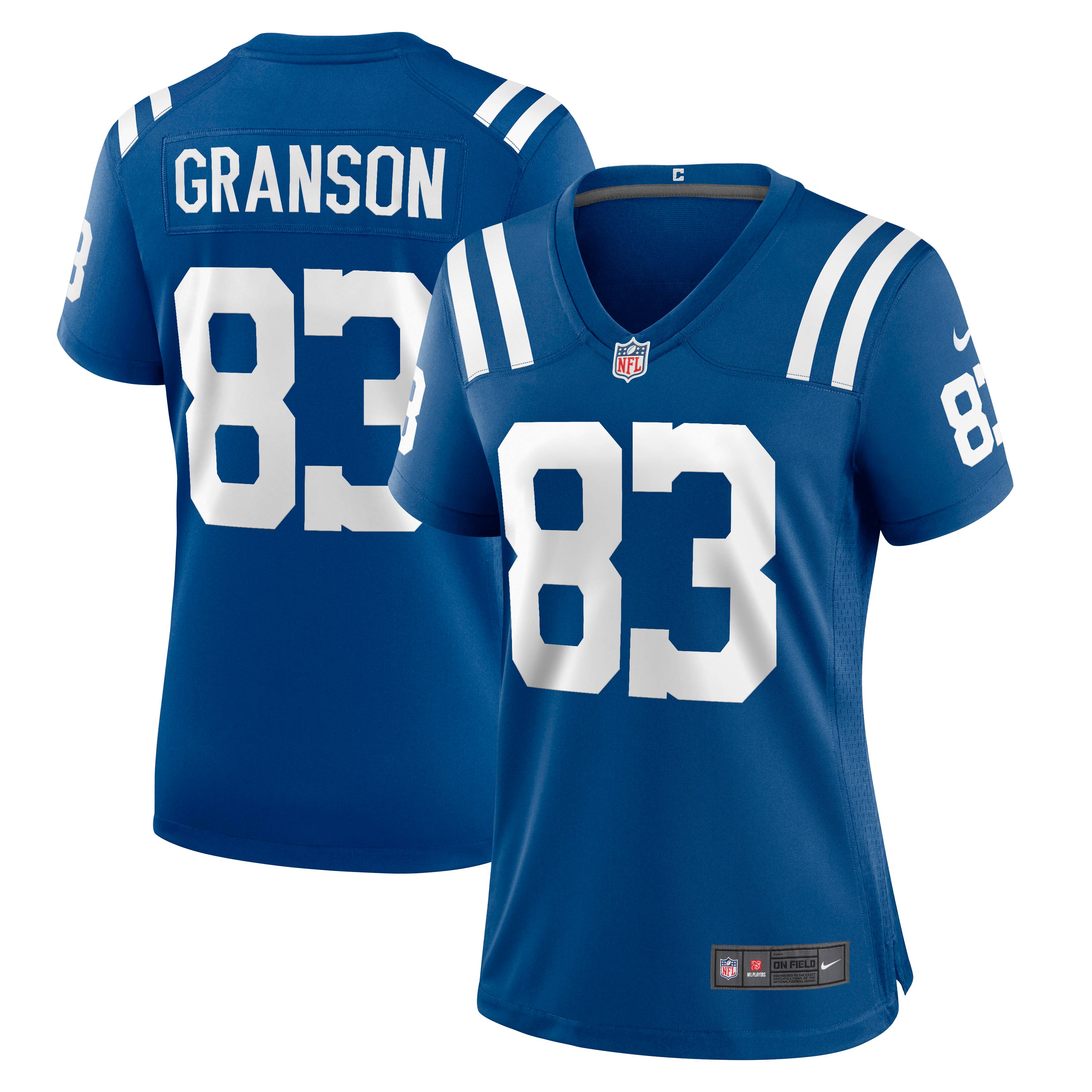 Women's Indianapolis Colts Kylen Granson Royal Game Jersey JS1320 Saliibo