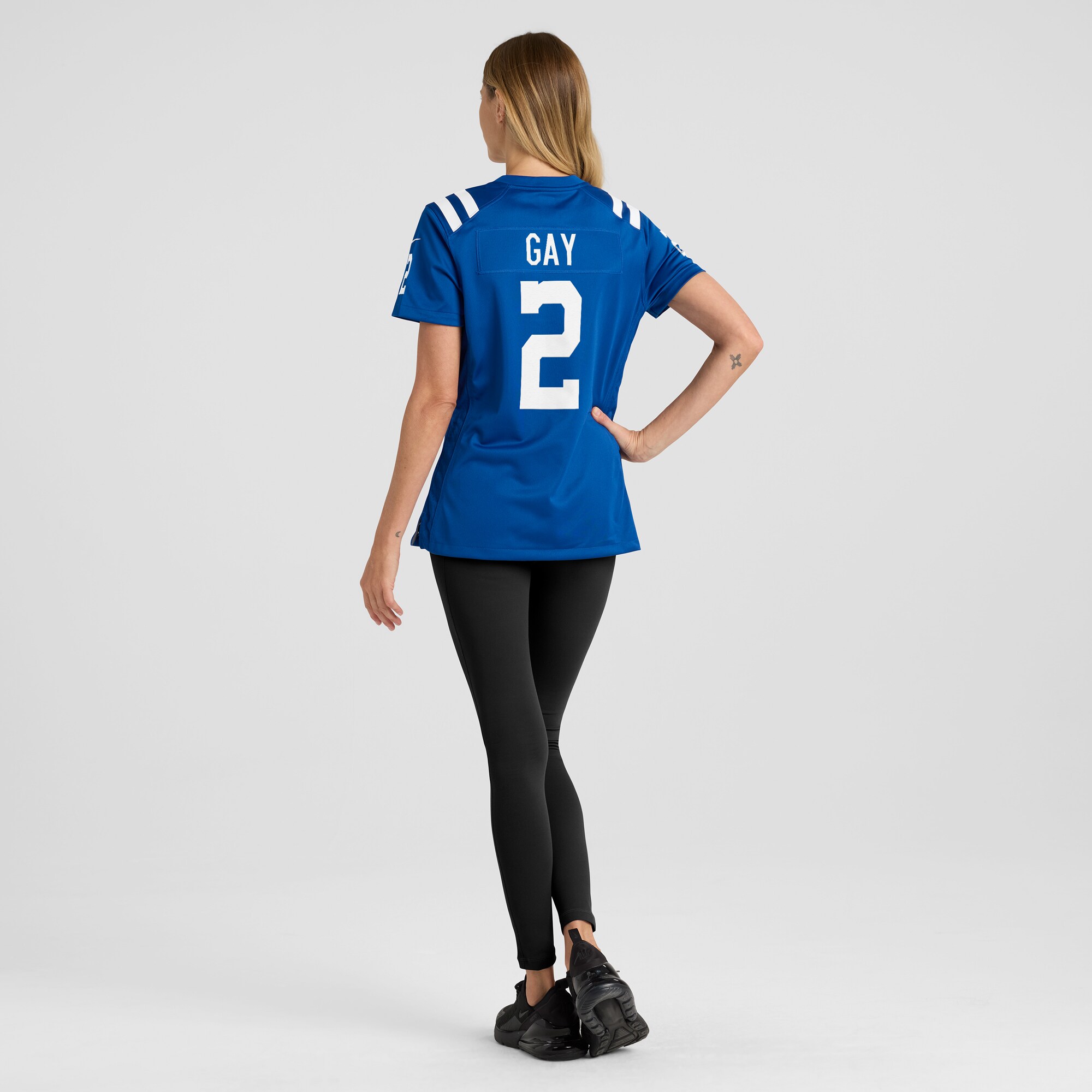 Women's Indianapolis Colts Matt Gay Royal Game Player Jersey JS8002 Saliibo - Image 5