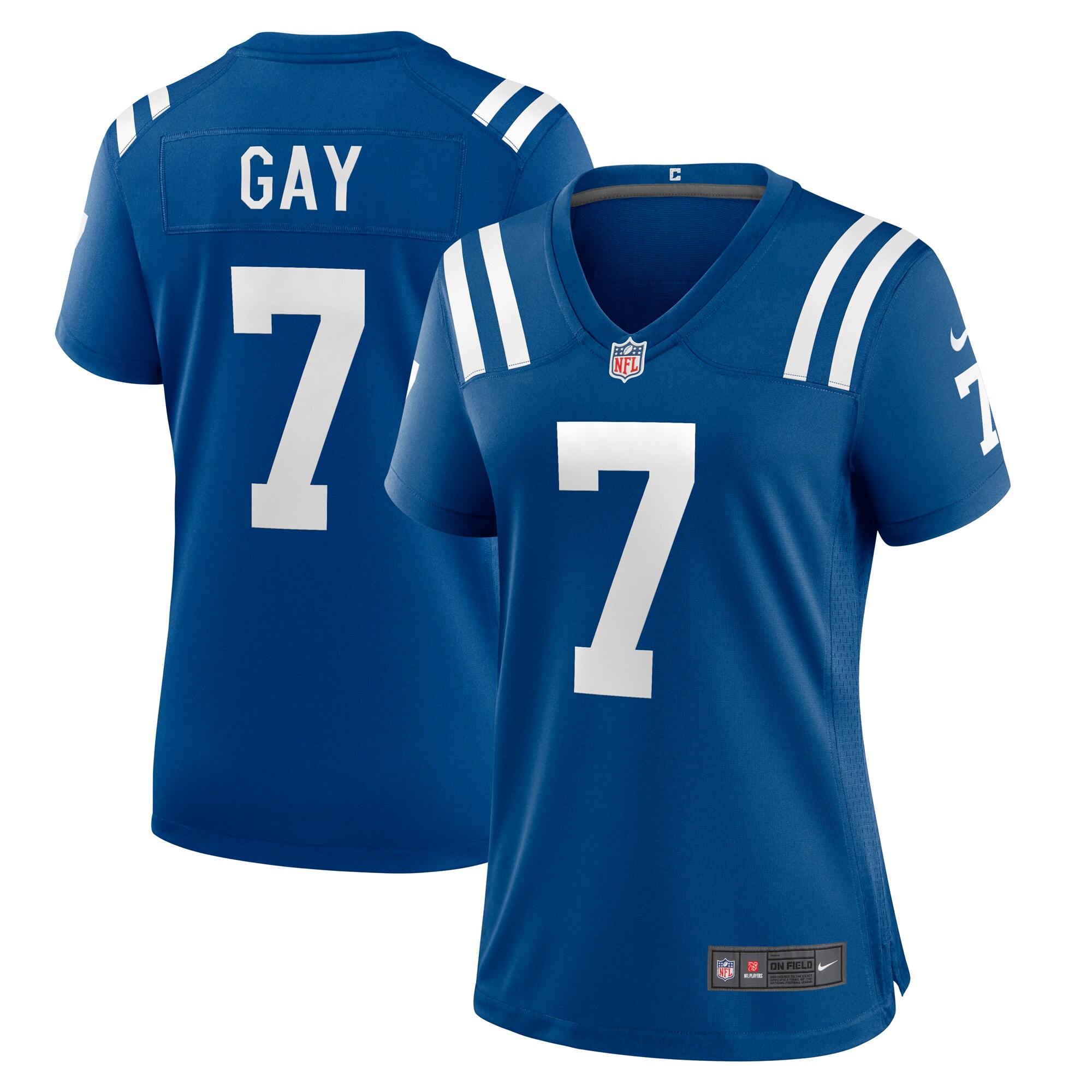 Women's Indianapolis Colts Matt Gay Royal Team Game Jersey JS5725 Saliibo