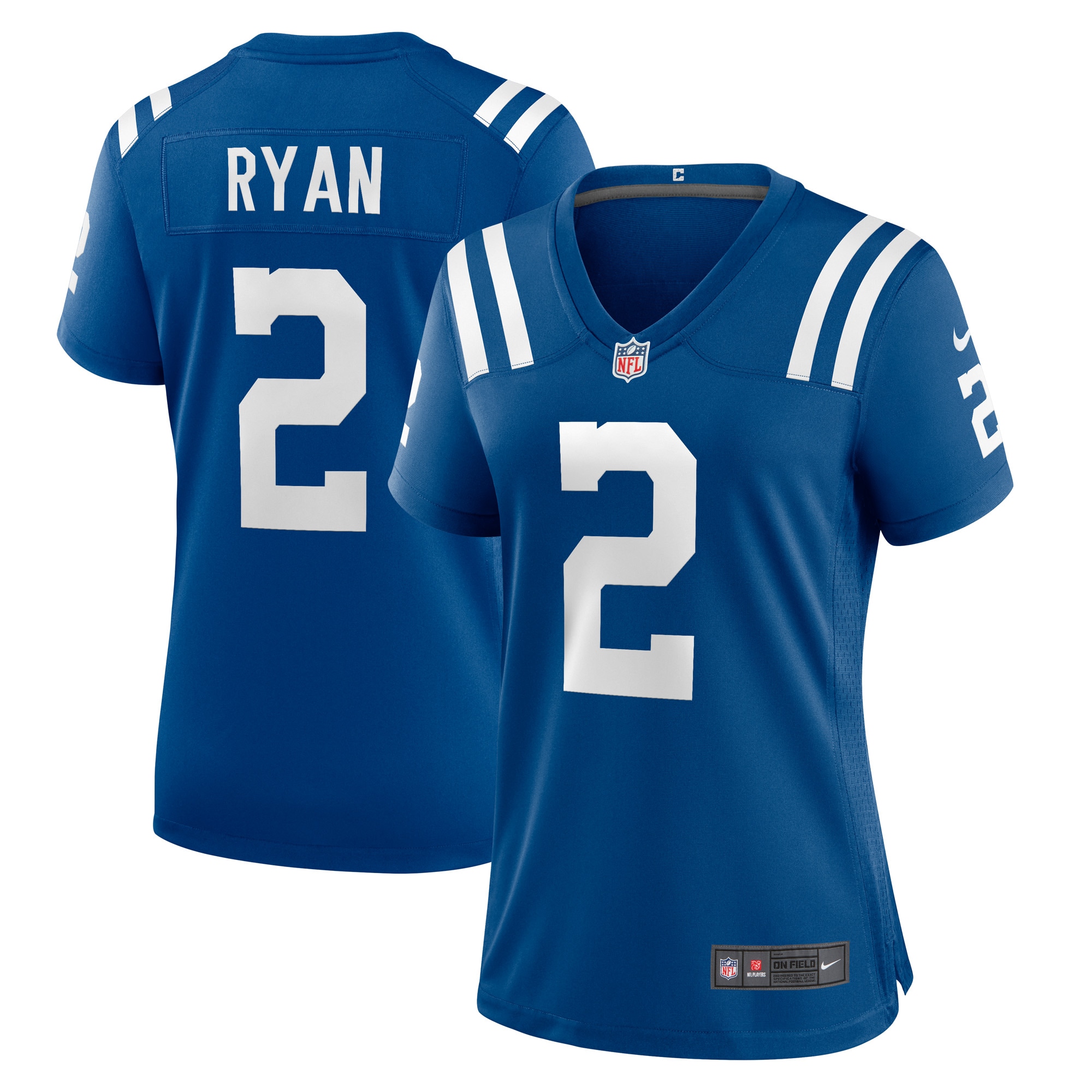 Women's Indianapolis Colts Matt Ryan Royal Player Jersey JS1120 Saliibo