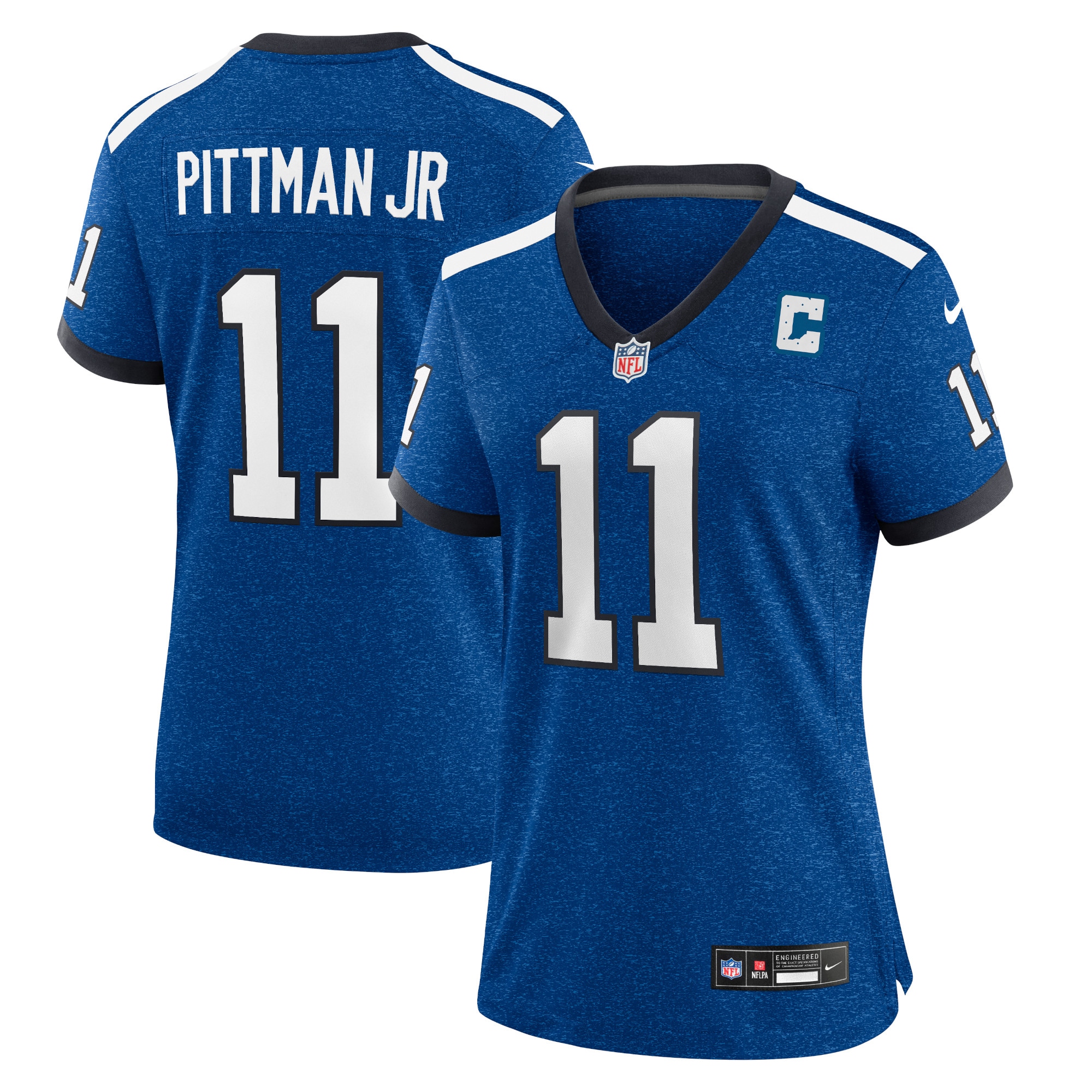Women's Indianapolis Colts Michael Pittman Jr. Blue Player Jersey JS4755 Saliibo