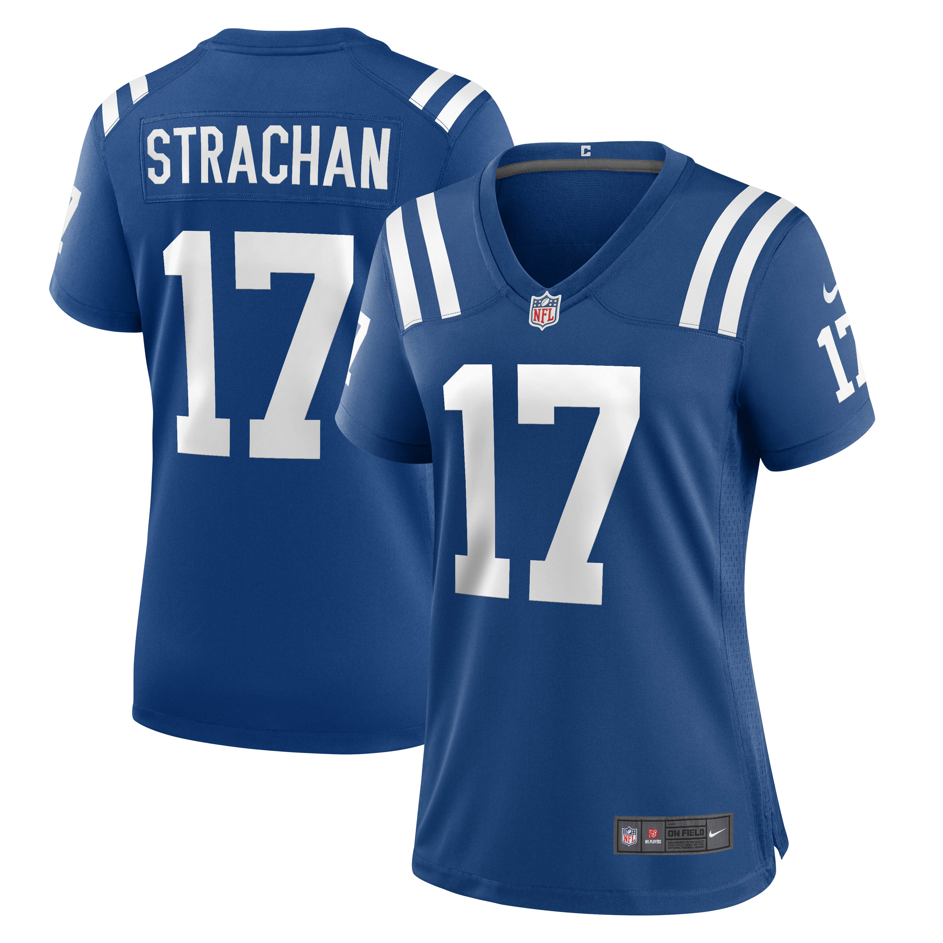 Women's Indianapolis Colts Mike Strachan Royal Game Jersey JS1888 Saliibo